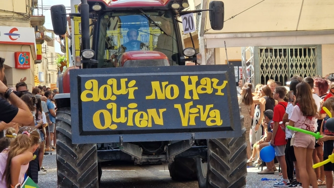 Comienzan las fiestas de Almudévar 2025. Foto Myriam Martínez 