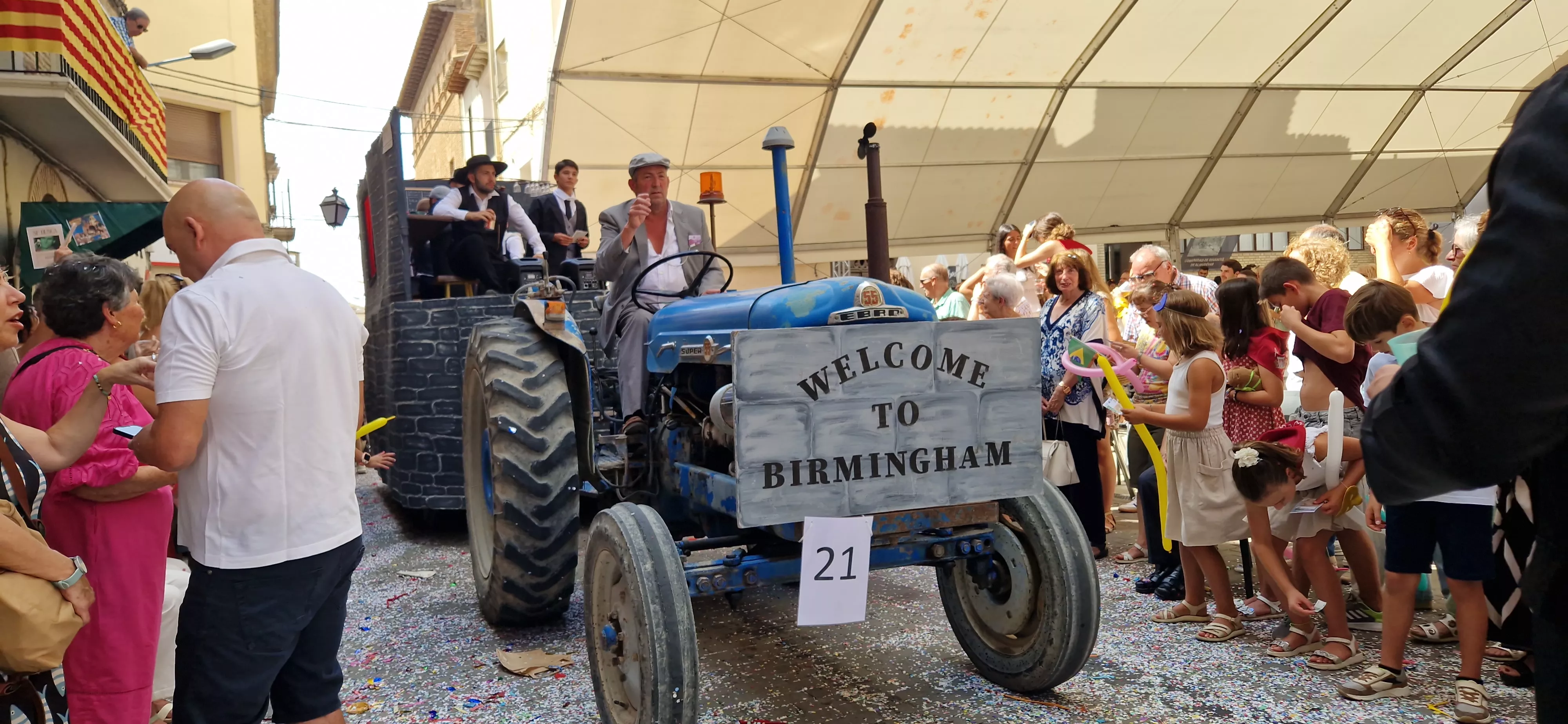 Comienzan las fiestas de Almudévar 2025. Foto Myriam Martínez 