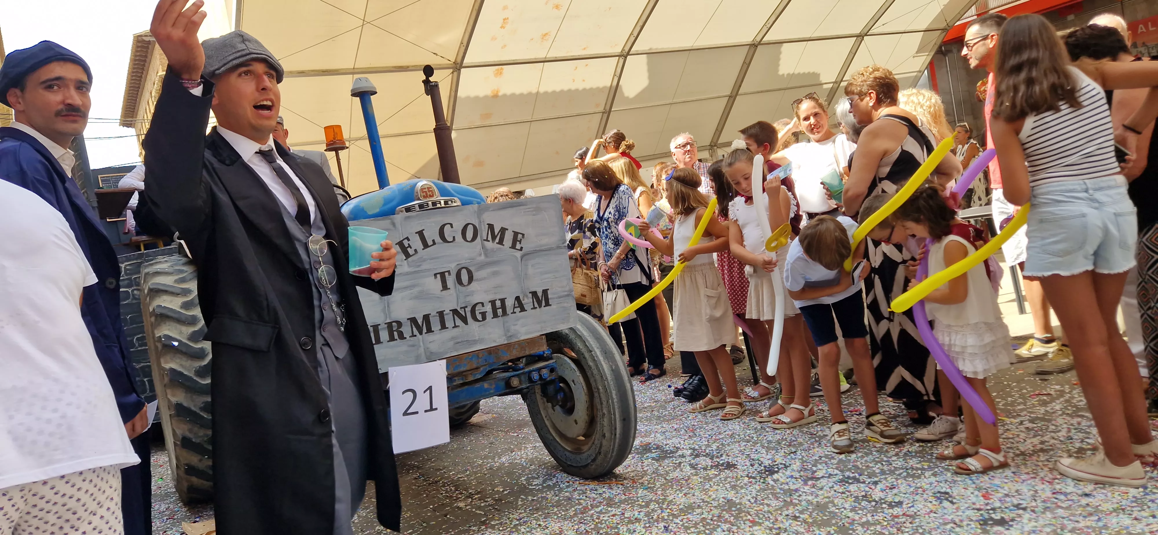 Comienzan las fiestas de Almudévar 2025. Foto Myriam Martínez 