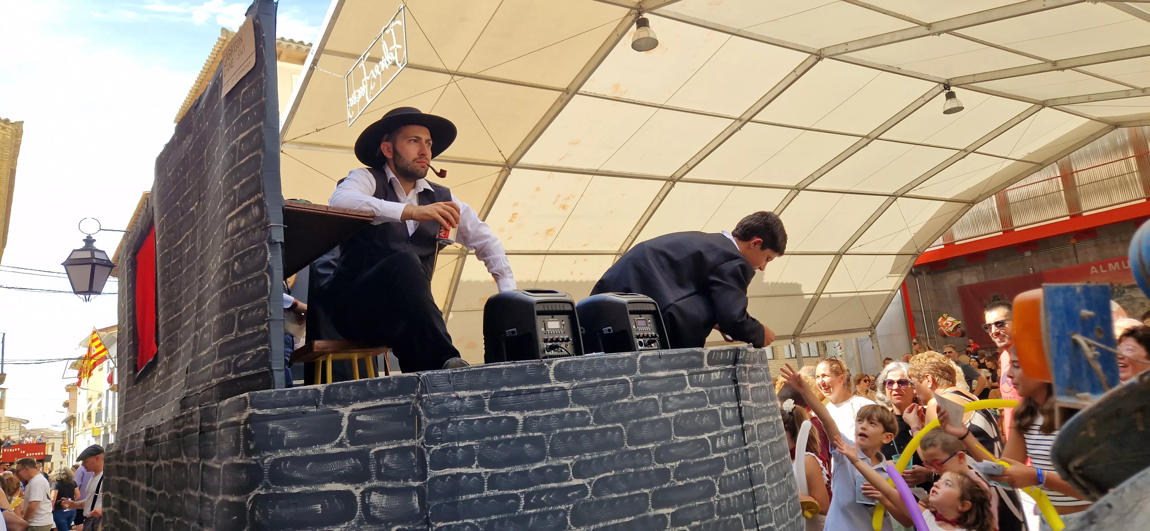 Comienzan las fiestas de Almudévar 2025. Foto Myriam Martínez 