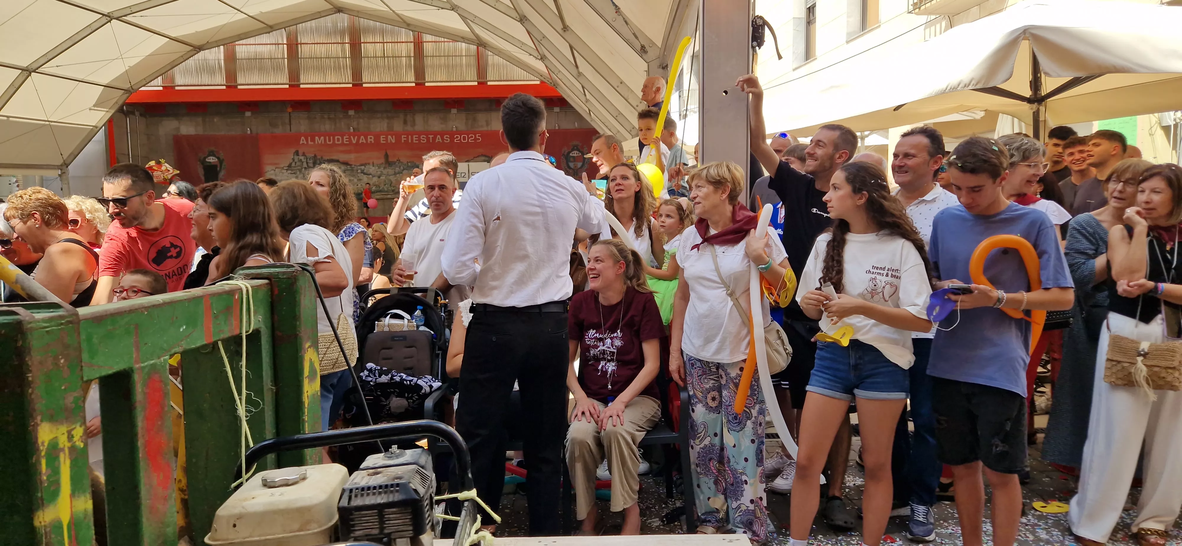 Comienzan las fiestas de Almudévar 2025. Foto Myriam Martínez 