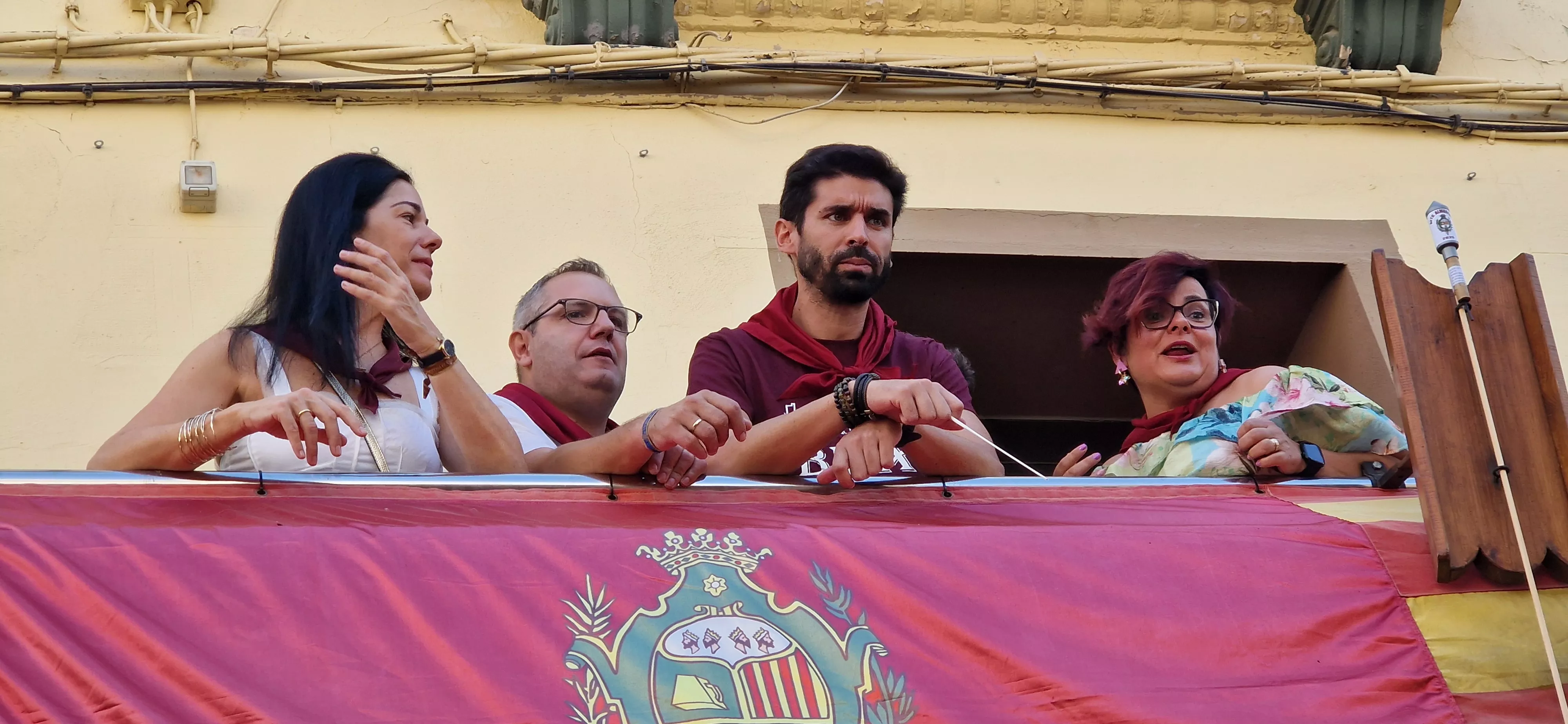 Comienzan las fiestas de Almudévar 2025. Foto Myriam Martínez 