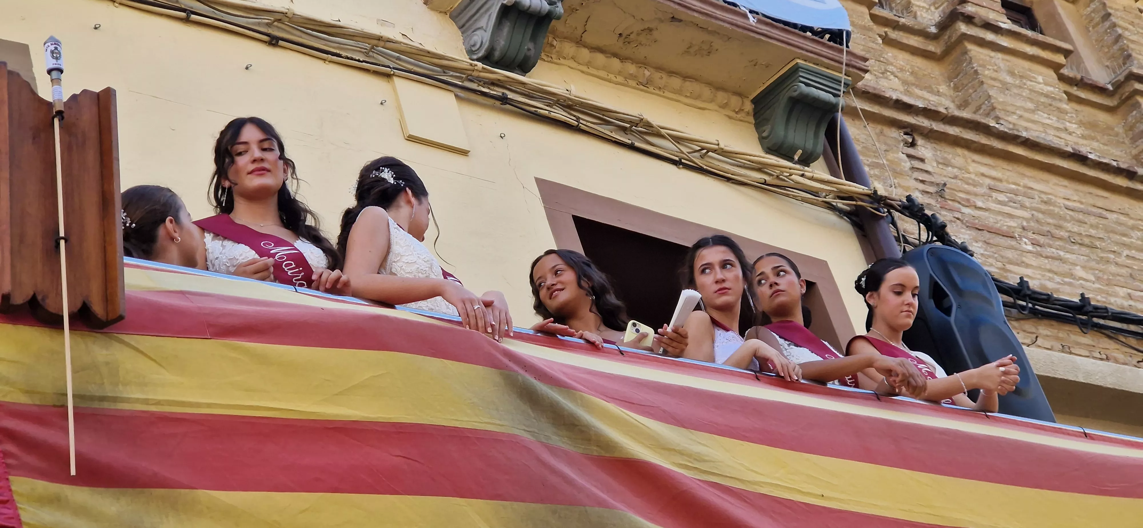 Comienzan las fiestas de Almudévar 2025. Foto Myriam Martínez 