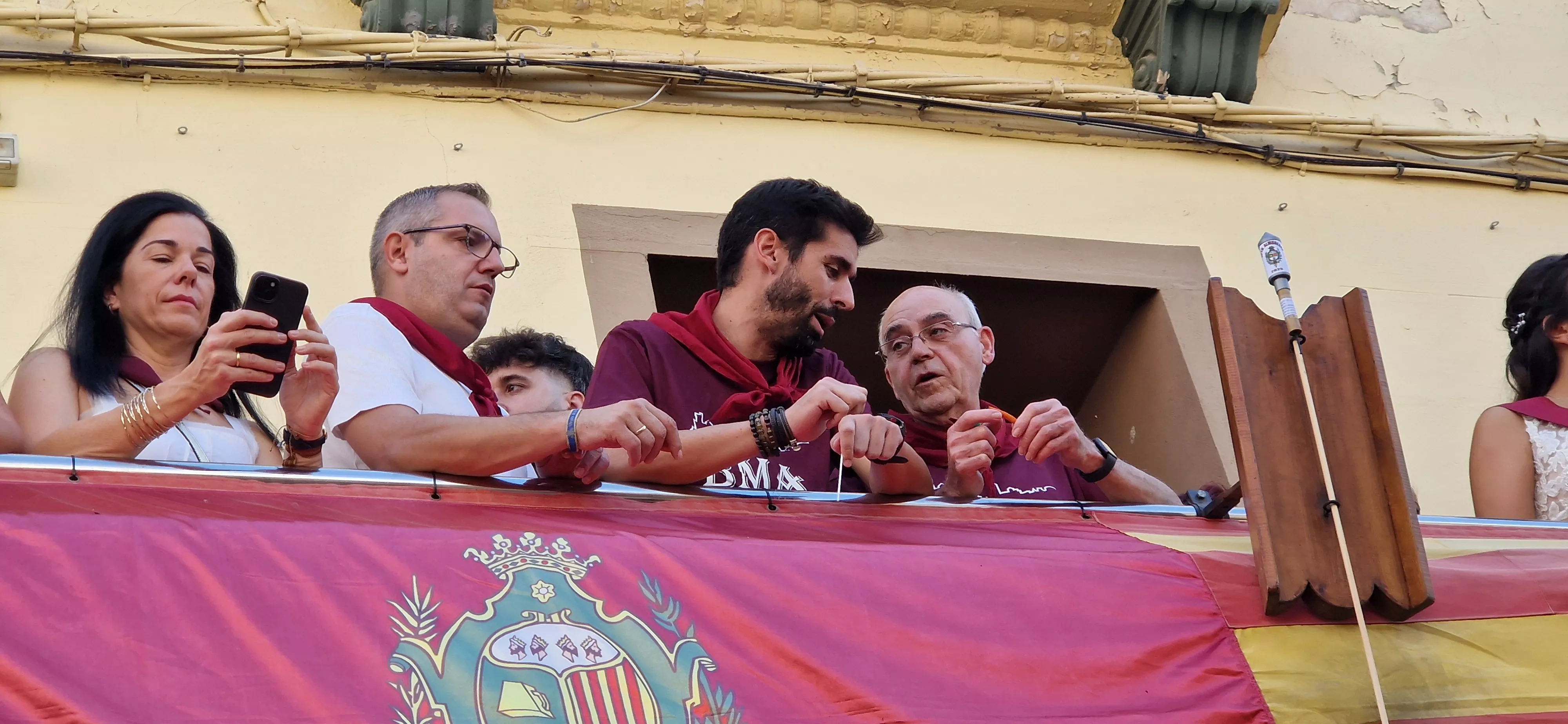 Comienzan las fiestas de Almudévar 2025. Foto Myriam Martínez 