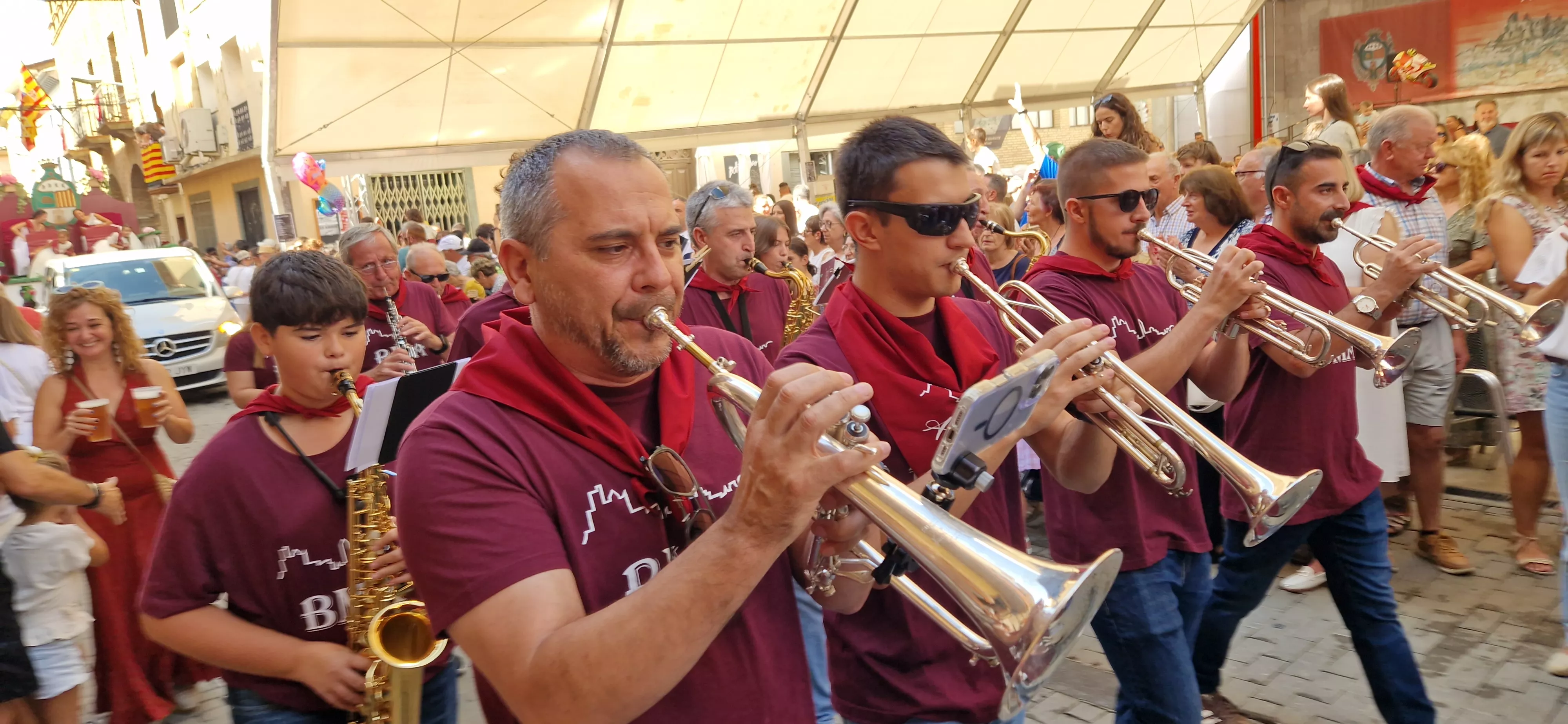 Inicio de las fiestas de Almudévar 2025. Foto Myriam Martínez 