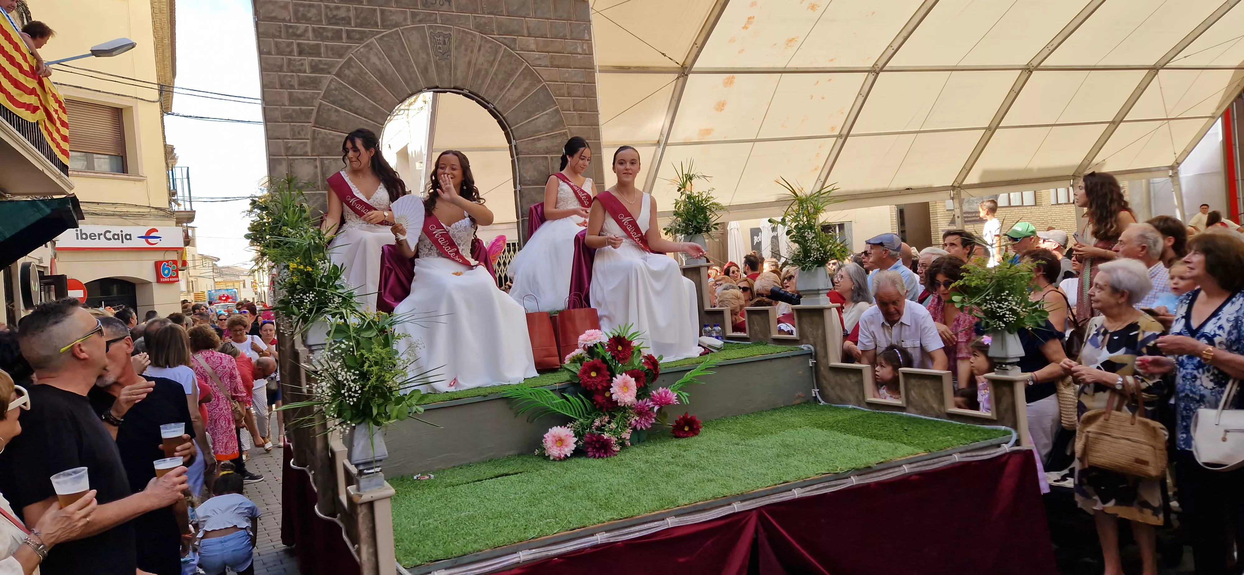 Comienzan las fiestas de Almudévar 2025. Foto Myriam Martínez 