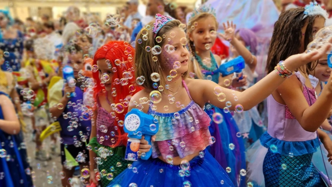 Comienzan las fiestas de Almudévar 2025. Foto Myriam Martínez 