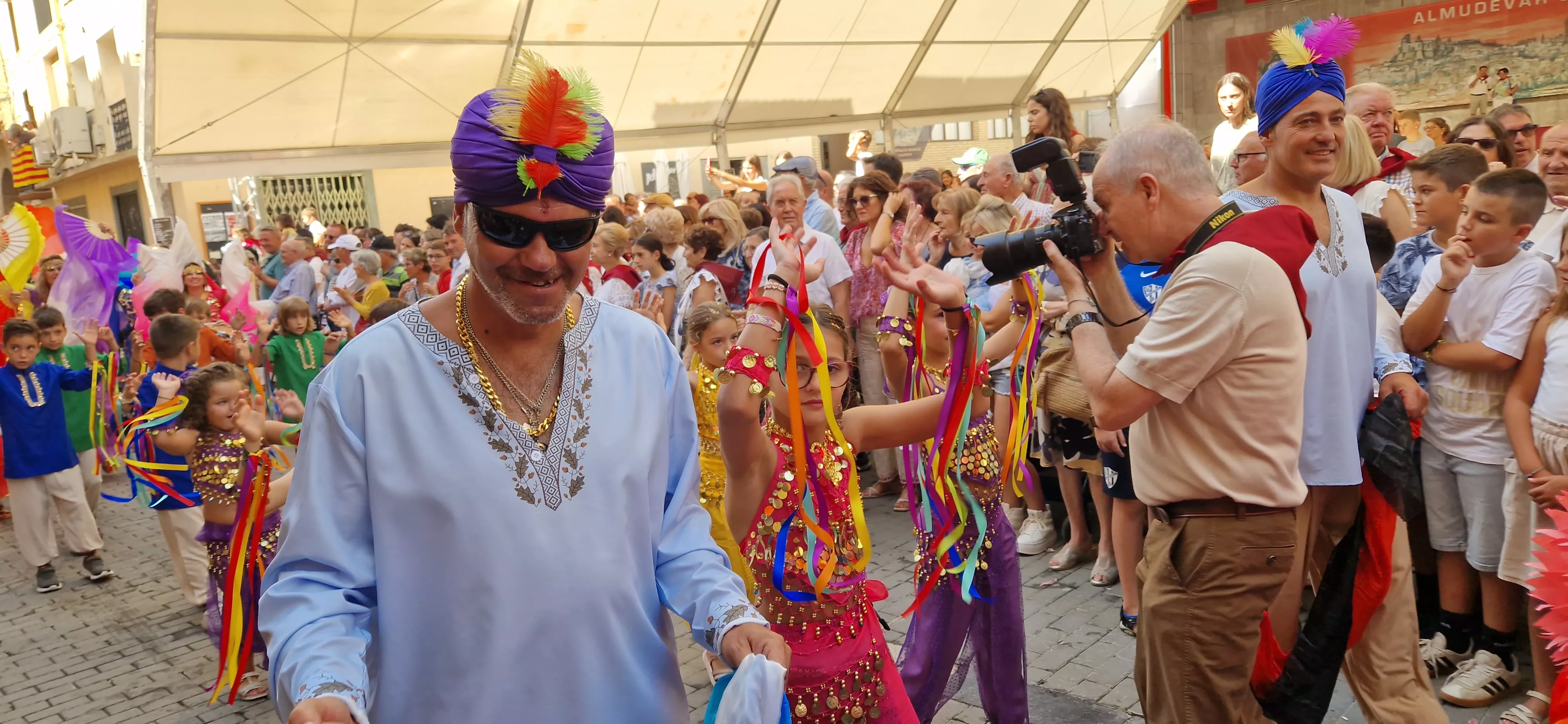 Comienzan las fiestas de Almudévar 2025. Foto Myriam Martínez 