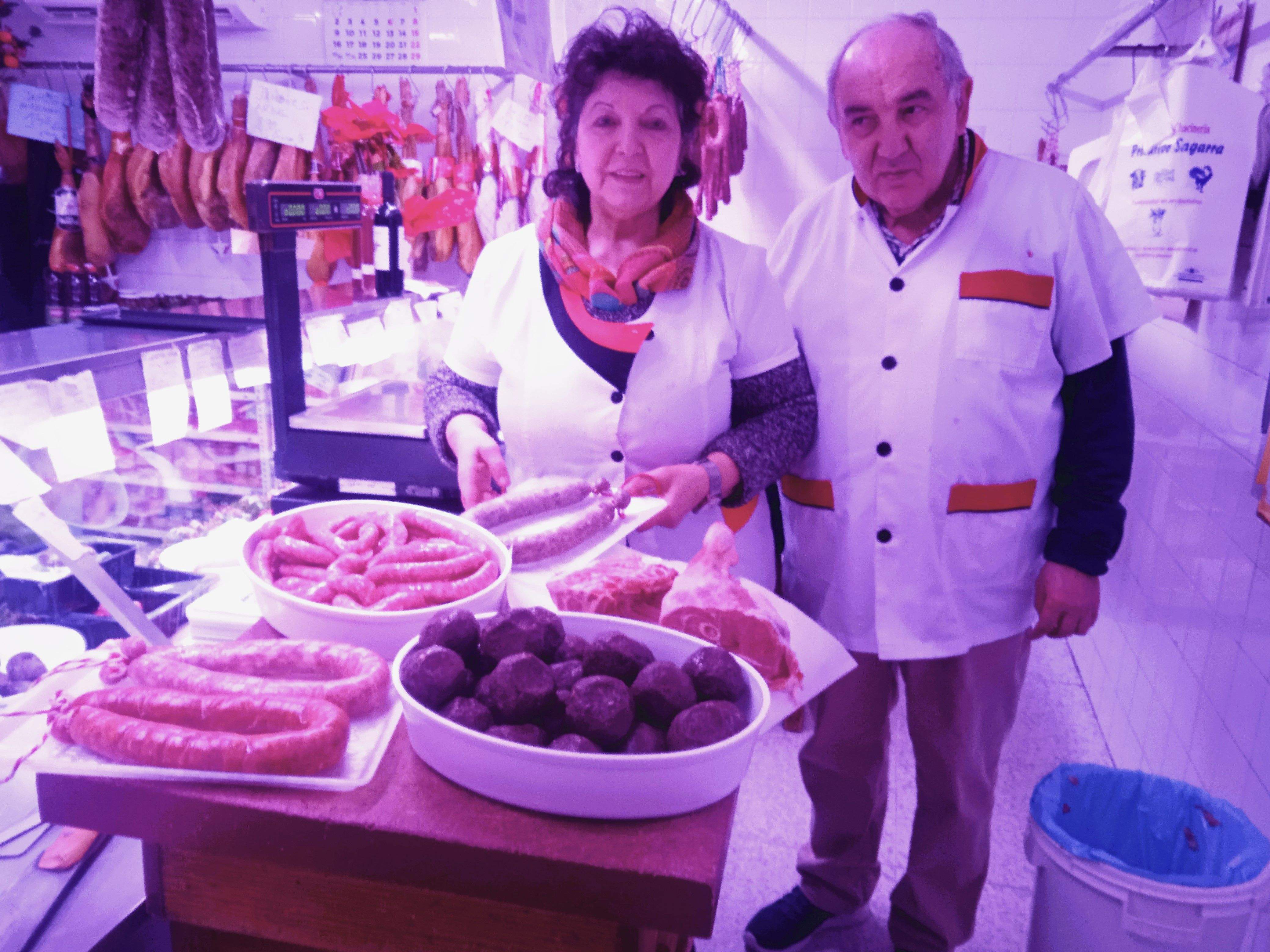 Primitivo Sagarra y Elena Brunet.