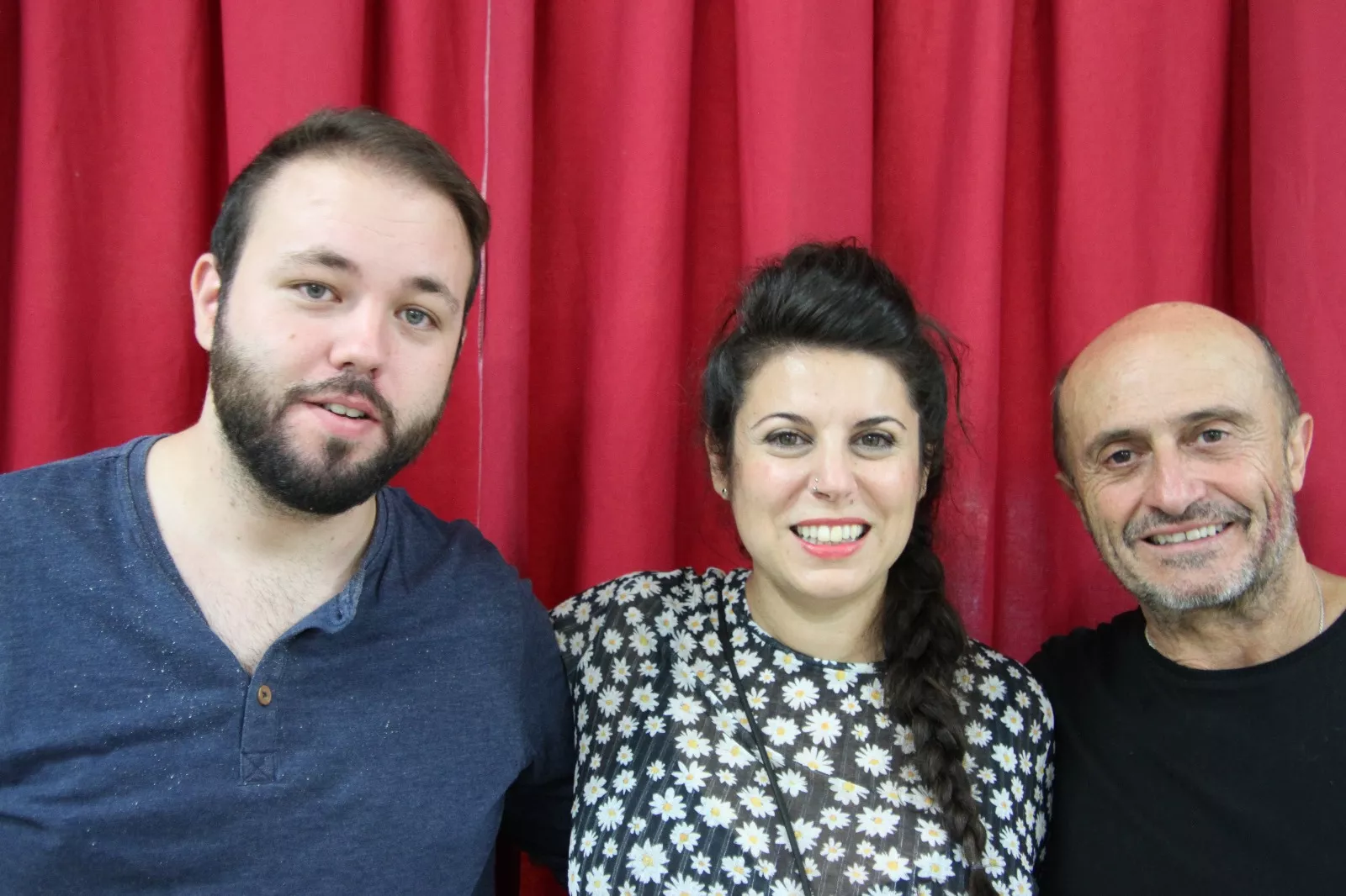 Pepe Viyuela y Sara Águeda en el Corral de Comedias de Robres. Foto Carlos Neofato