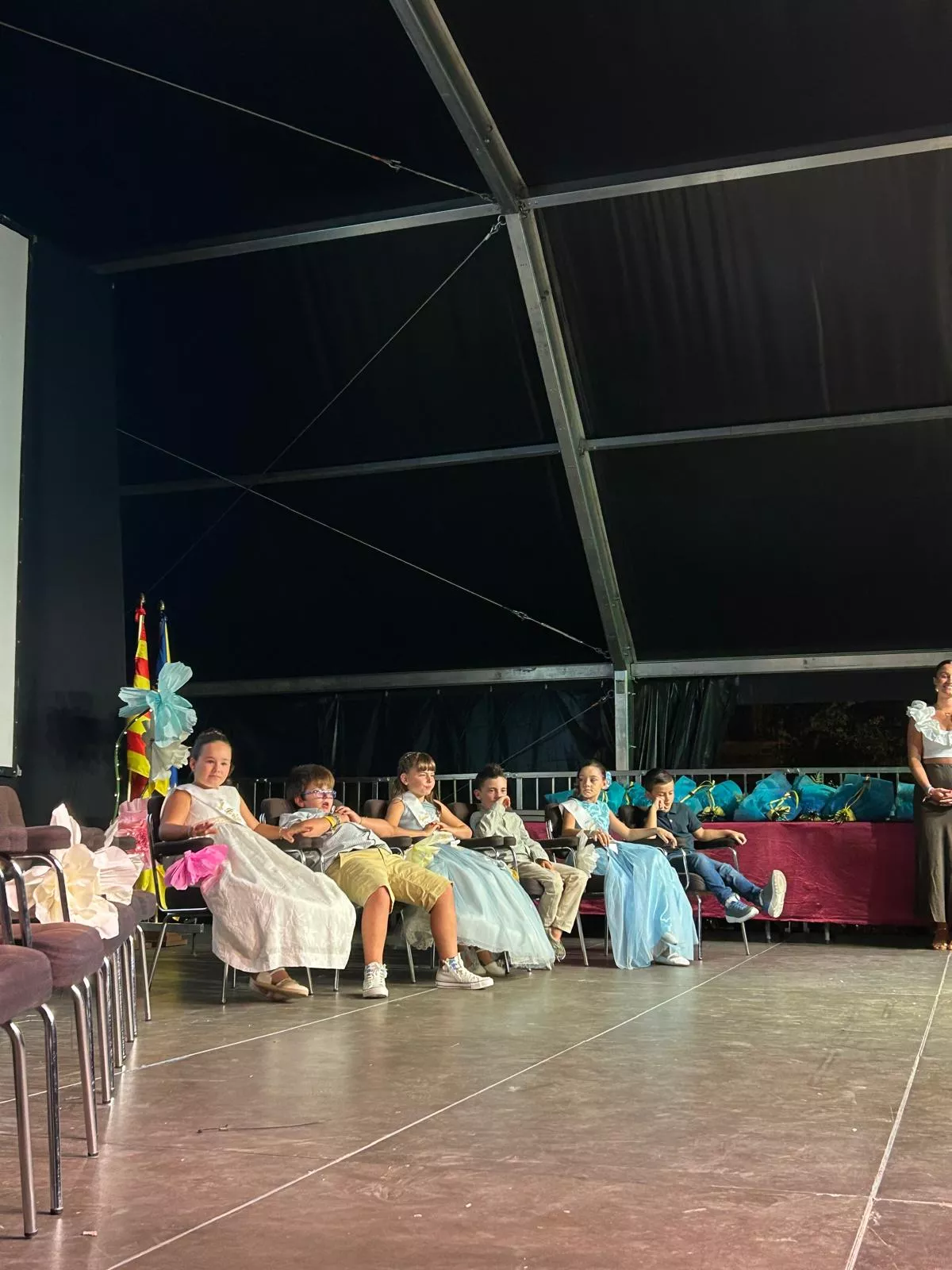 Presentación de las presidentas y reinas infantiles de las Fiestas de Santa Leticia.