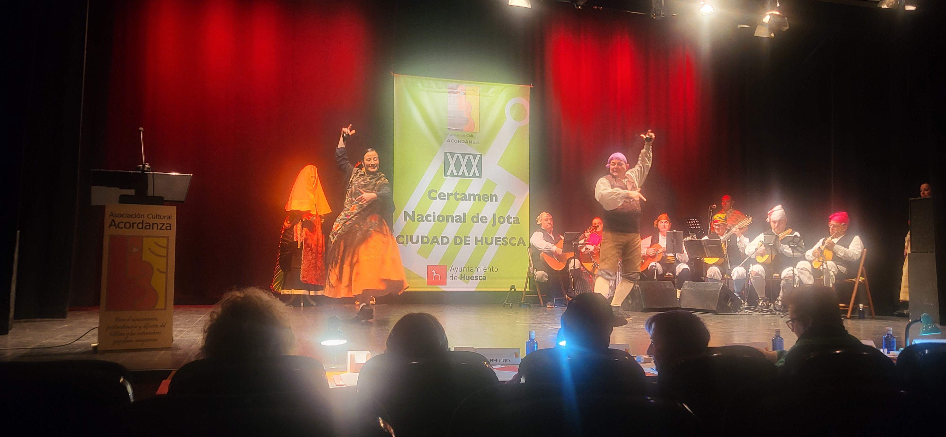 Fase clasificatoria del Certamen Nacional de Jota Ciudad de Huesca . Foto Myriam Martínez 