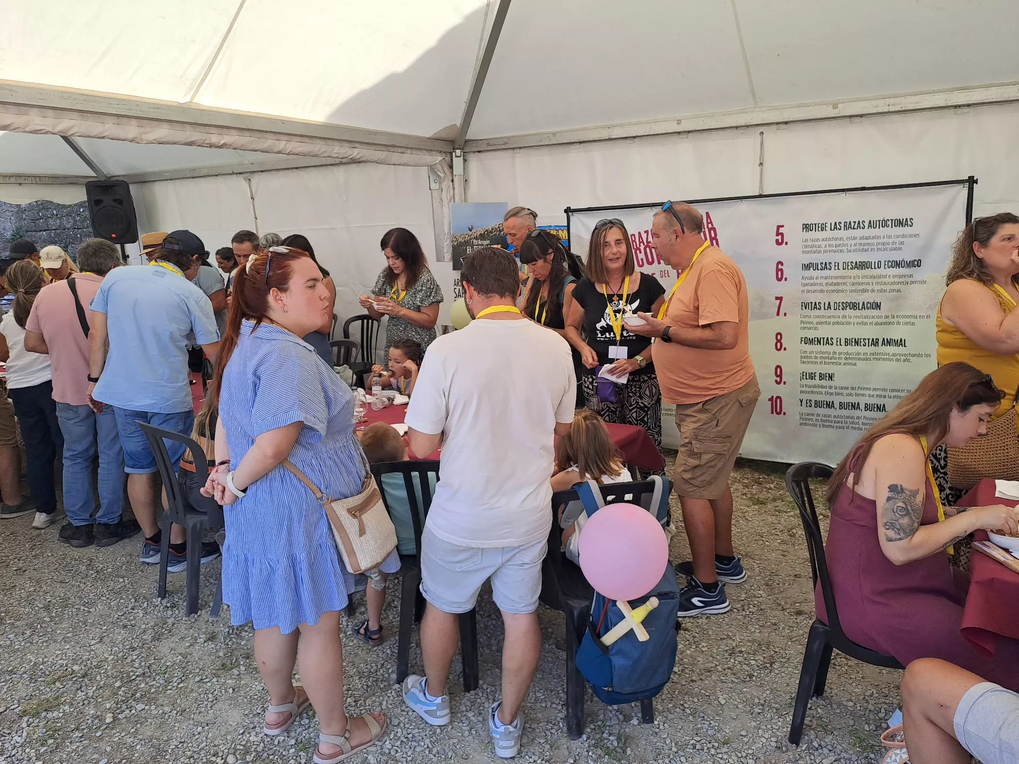 Jornadas de degustación de carnes pirenaicas de Asaja en Aínsa