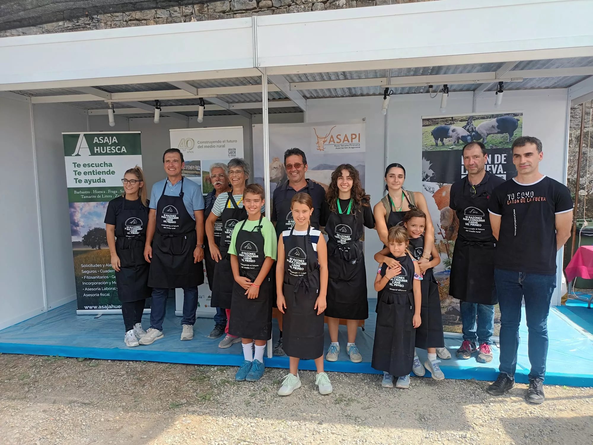 Jornadas de degustación de carnes pirenaicas de Asaja en Aínsa