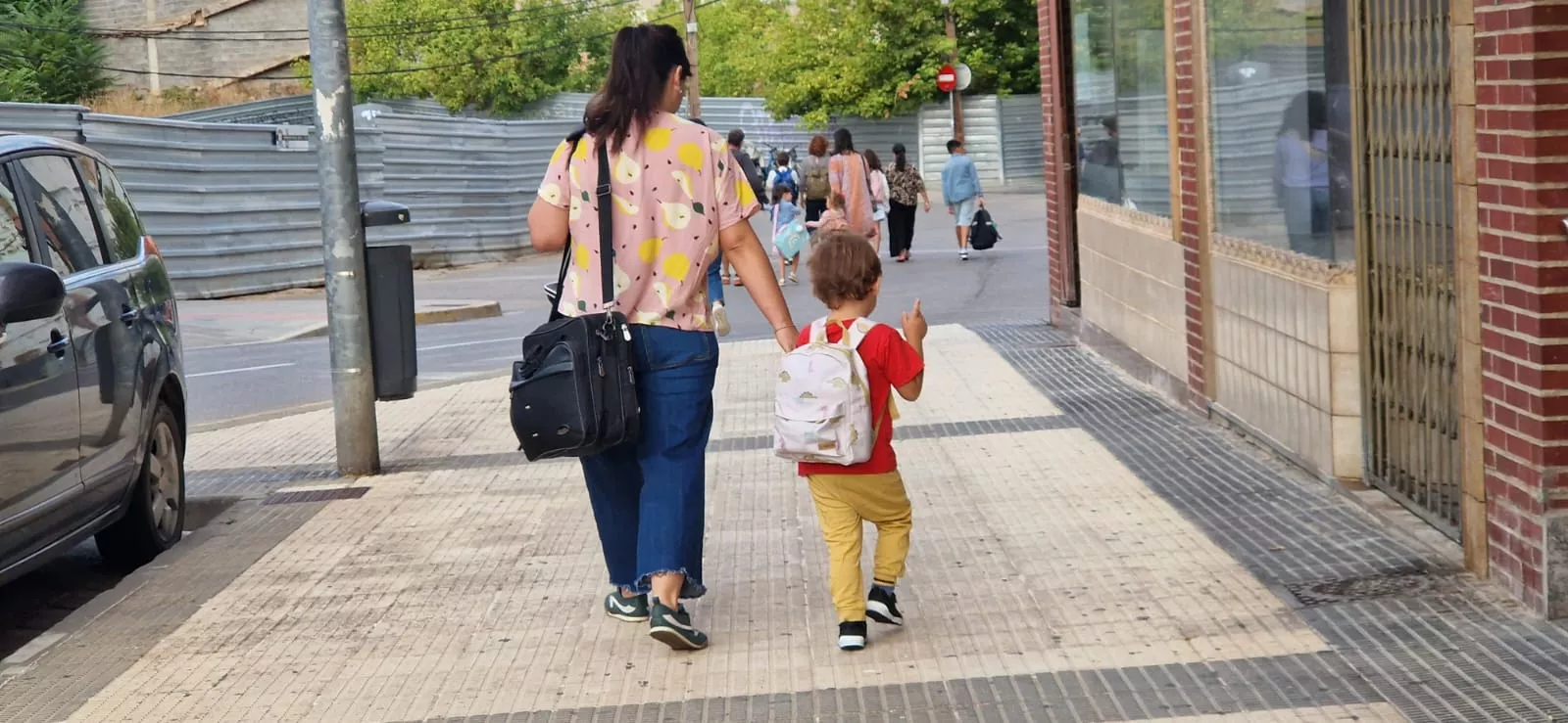 Vuelta al cole de Infantil y Primaria del curso 2025/2026. Foto Myriam Martínez