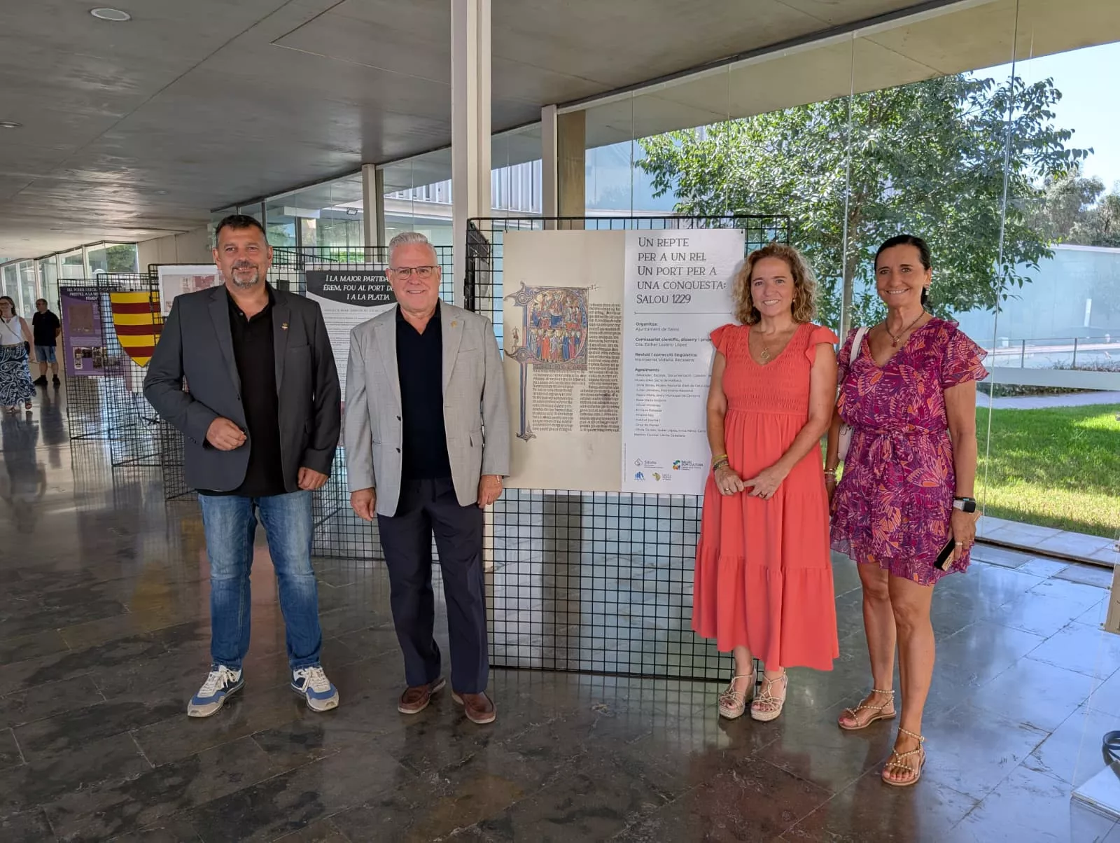 Monzón y Miravet refuerzan sus lazos con Salou en torno a la figura de Jaime I.