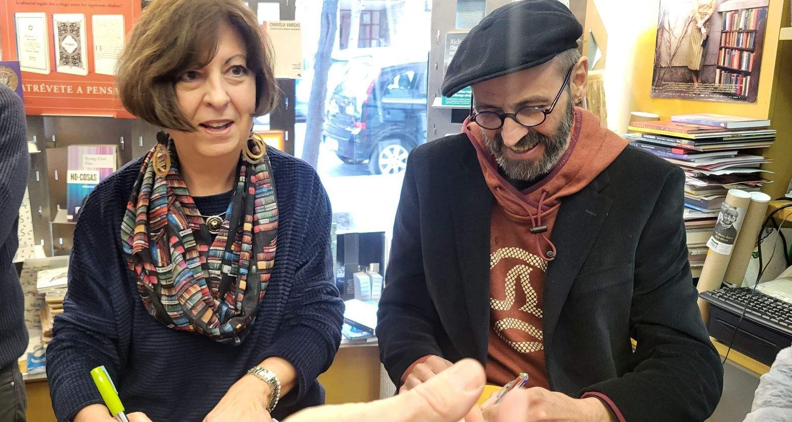  Ana Alcolea y Javi Hernández presentan su libro Beethoven y el silencio atronador. Foto Myriam Martínez 