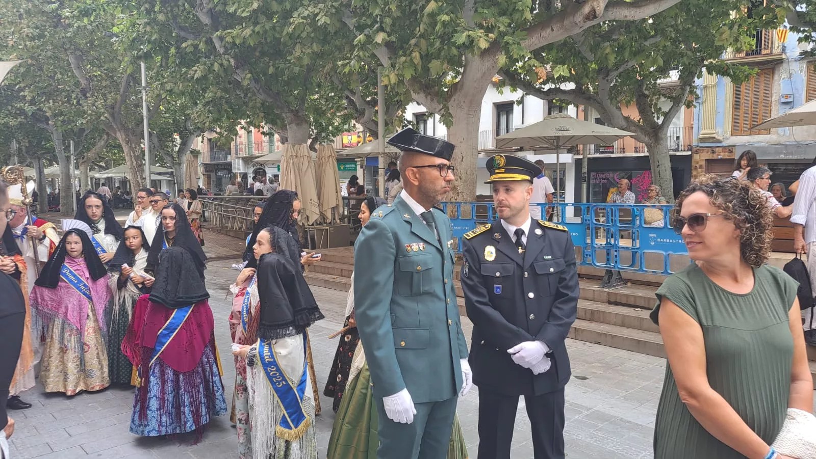 Ofrenda a la Virgen del Pueyo en Barbastro