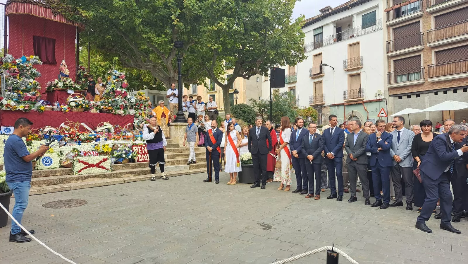 Ofrenda a la Virgen del Pueyo en Barbastro