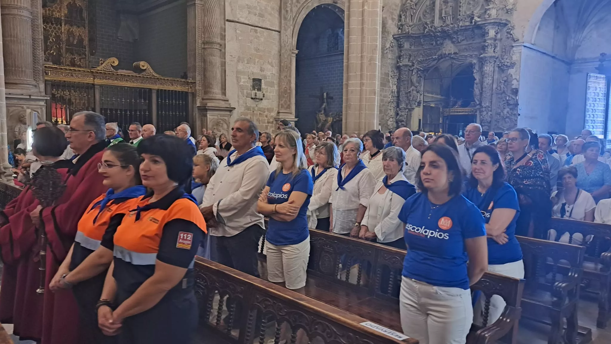 Ofrenda a la Virgen del Pueyo en Barbastro