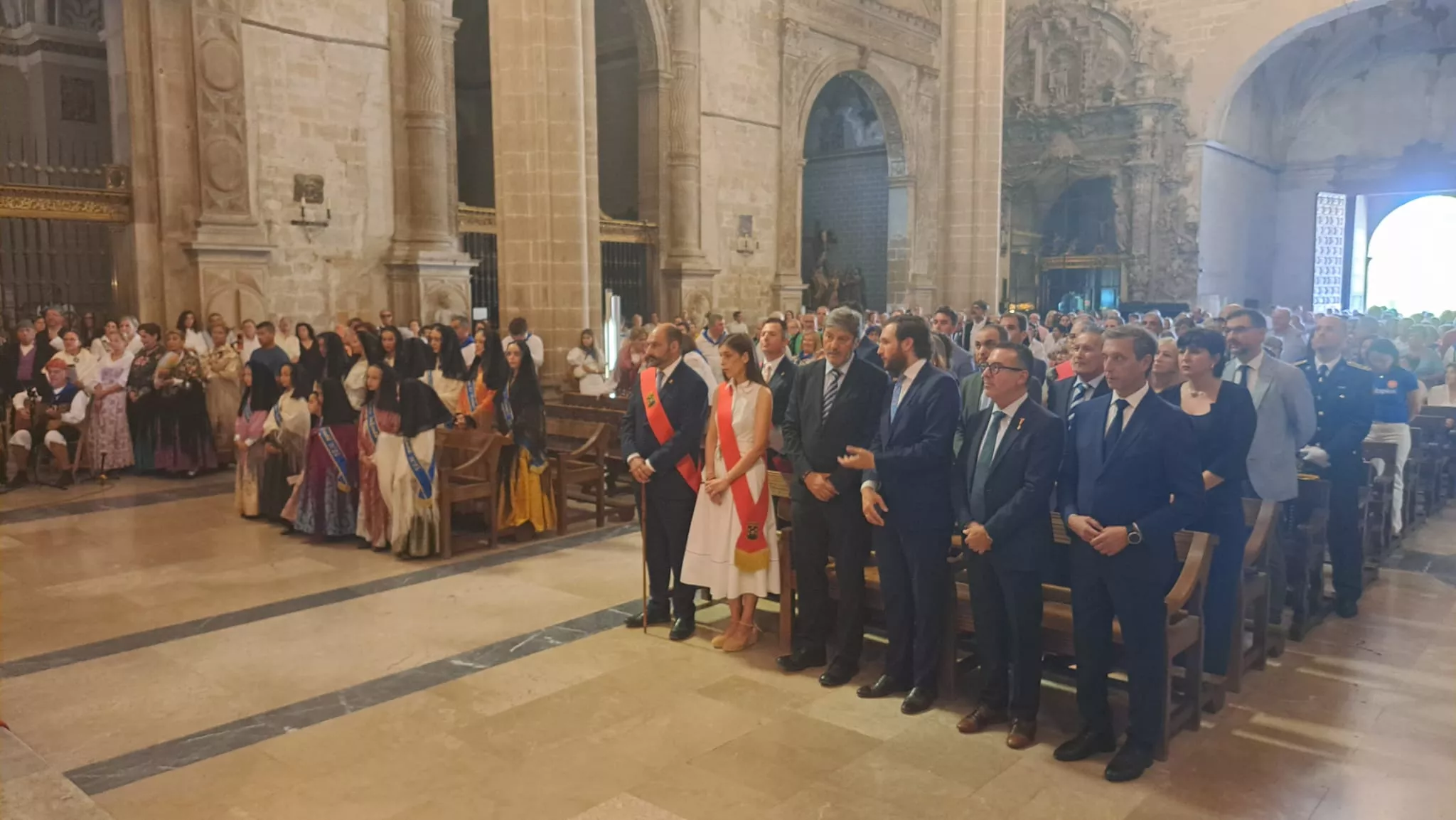 Ofrenda a la Virgen del Pueyo en Barbastro