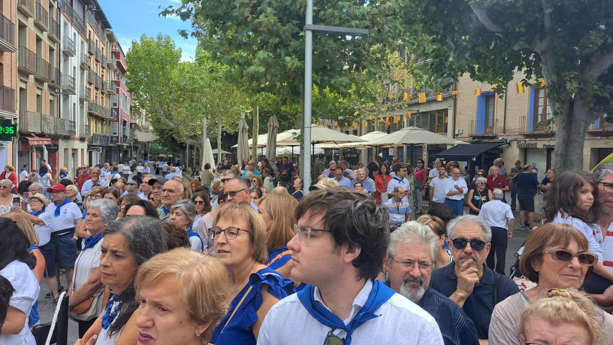 Ofrenda a la Virgen del Pueyo en Barbastro