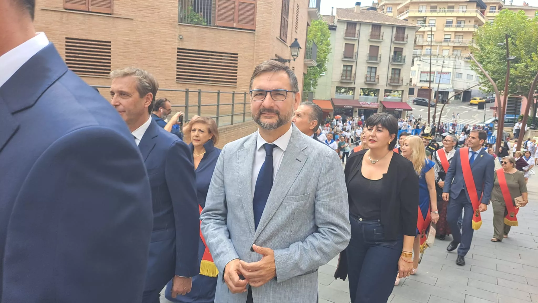 Ofrenda a la Virgen del Pueyo en Barbastro