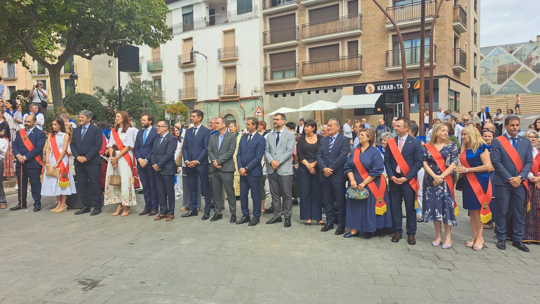 Ofrenda a la Virgen del Pueyo en Barbastro