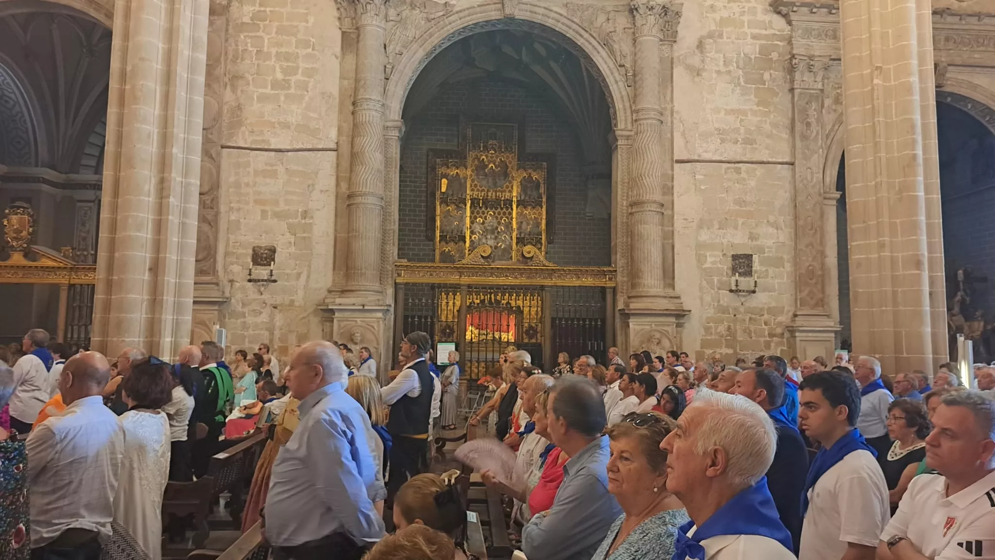 Ofrenda a la Virgen del Pueyo en Barbastro