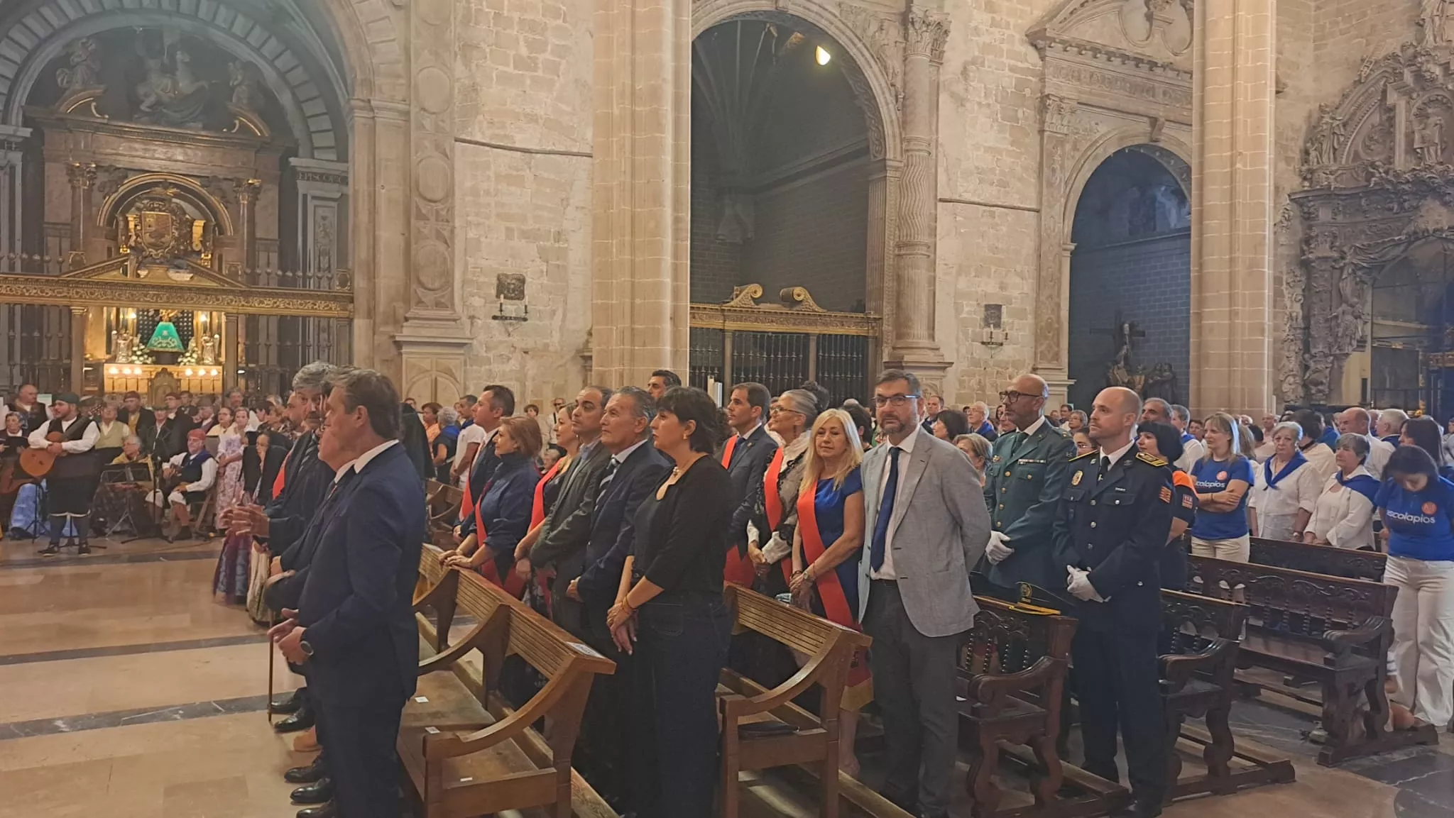Ofrenda a la Virgen del Pueyo en Barbastro
