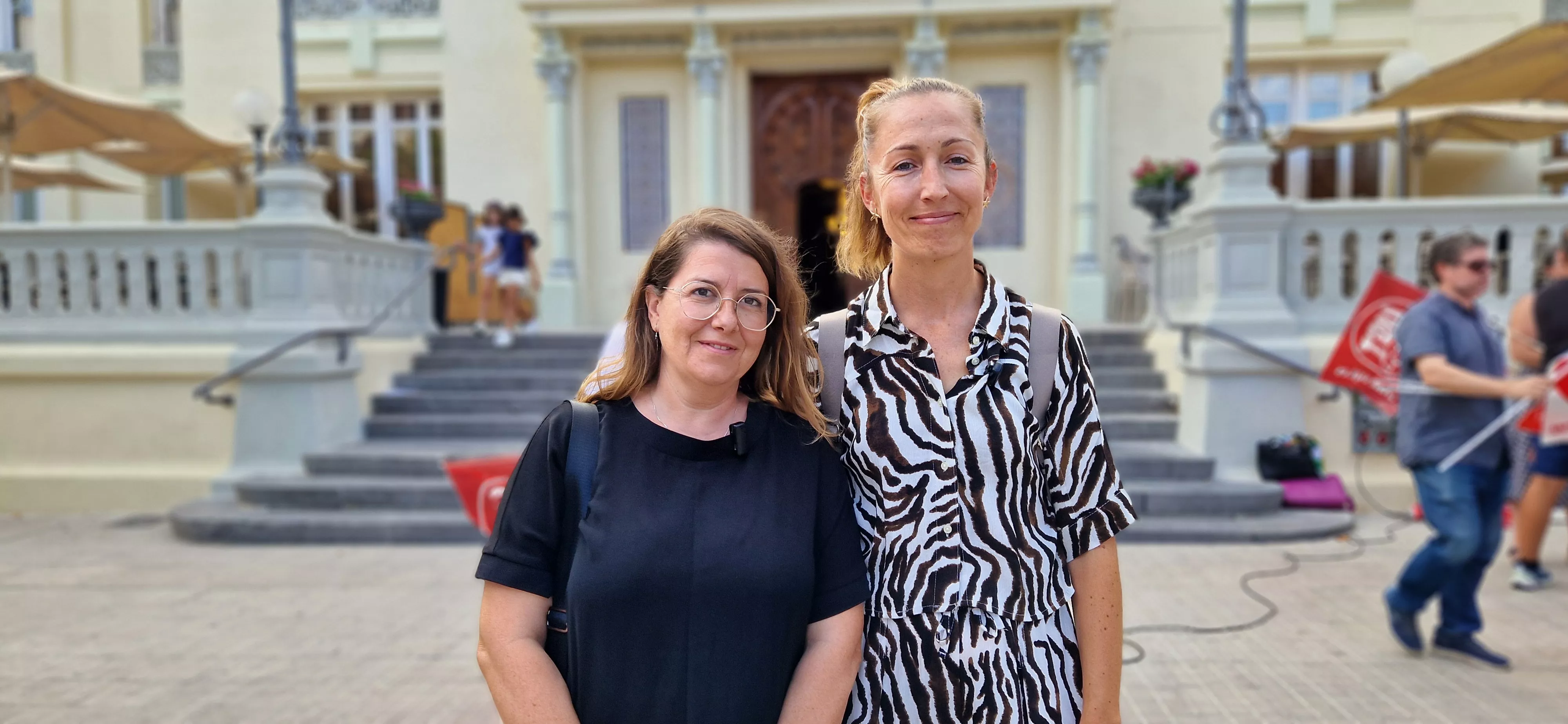 Concentración de UGT para pedir a Educación más recursos. Foto Myriam Martínez