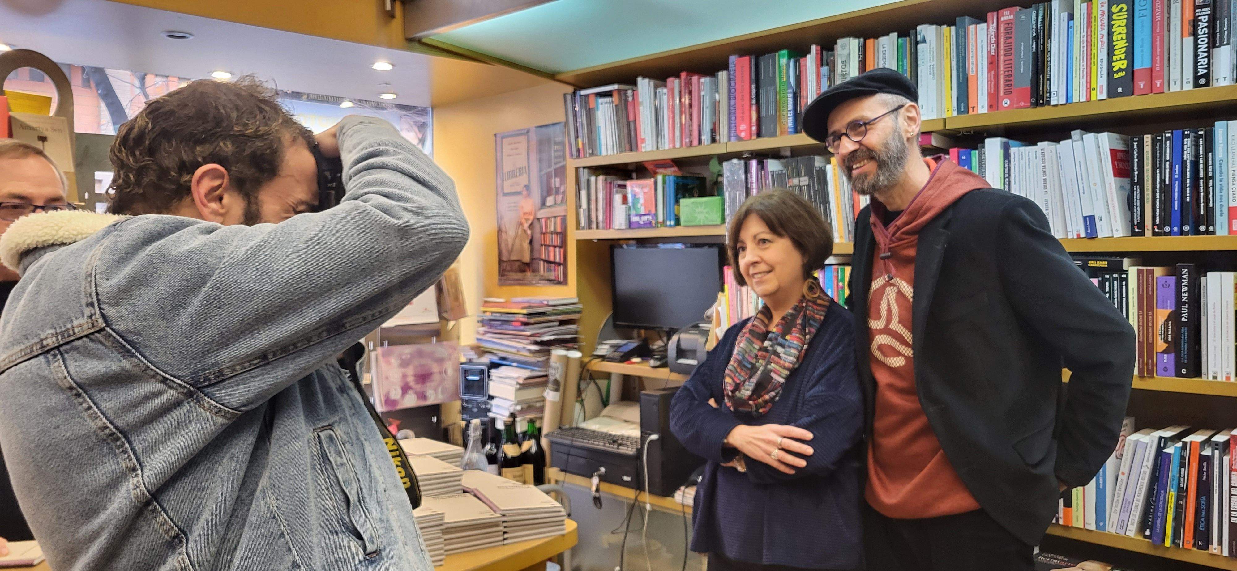  Ana Alcolea y Javi Hernández presentan su libro Beethoven y el silencio atronador. Foto Myriam Martínez 