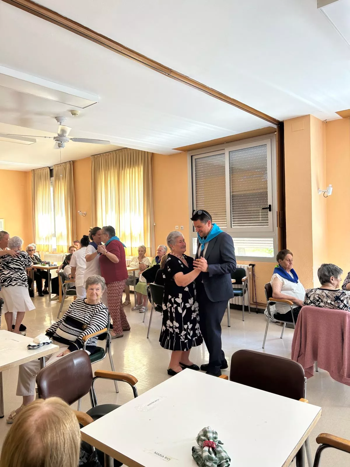 Visita a la residencia.