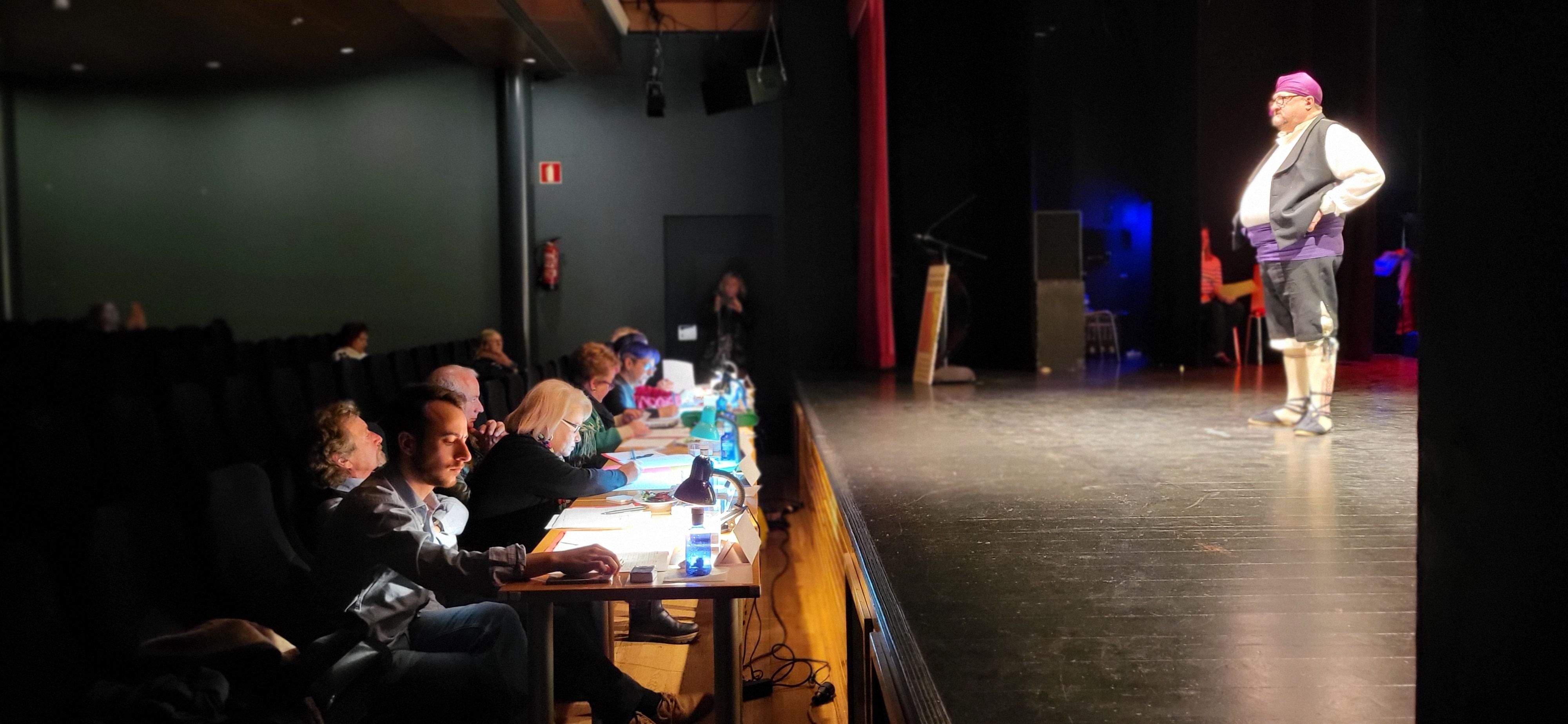Fase clasificatoria del Certamen Nacional de Jota Ciudad de Huesca . Foto Mercedes Manterola 