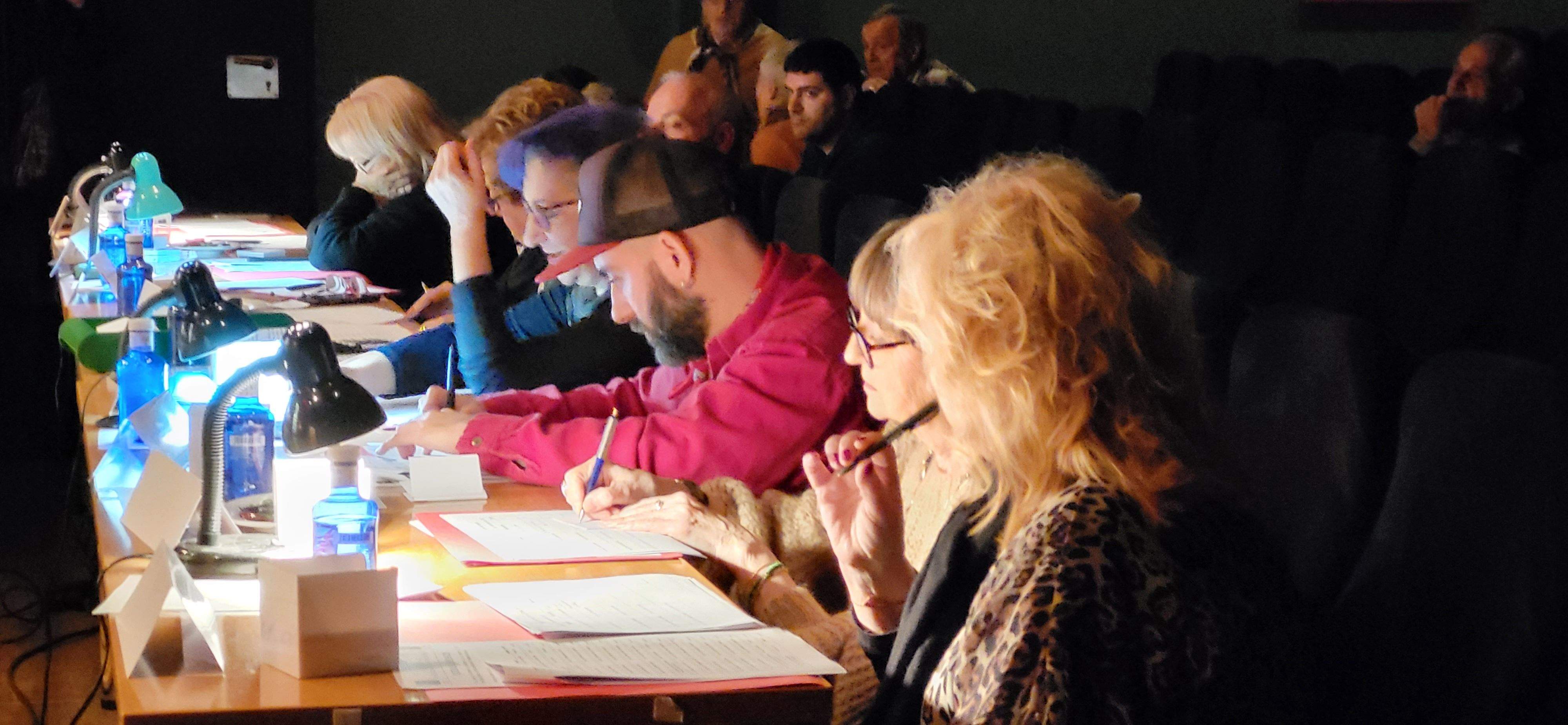 Fase clasificatoria del Certamen Nacional de Jota Ciudad de Huesca . Foto Mercedes Manterola 