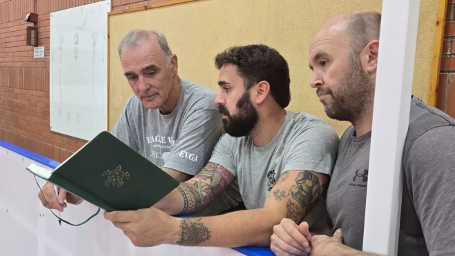 CHJ. Vincent Friyia, Javi Luis y Guillermo Betrán. SEPT25 FOTO REBECA RUIZ (1) CHJ. Vincent Friyia, Javi Luis y Guillermo Betrán. SEPT25 FOTO REBECA RUIZ (1)