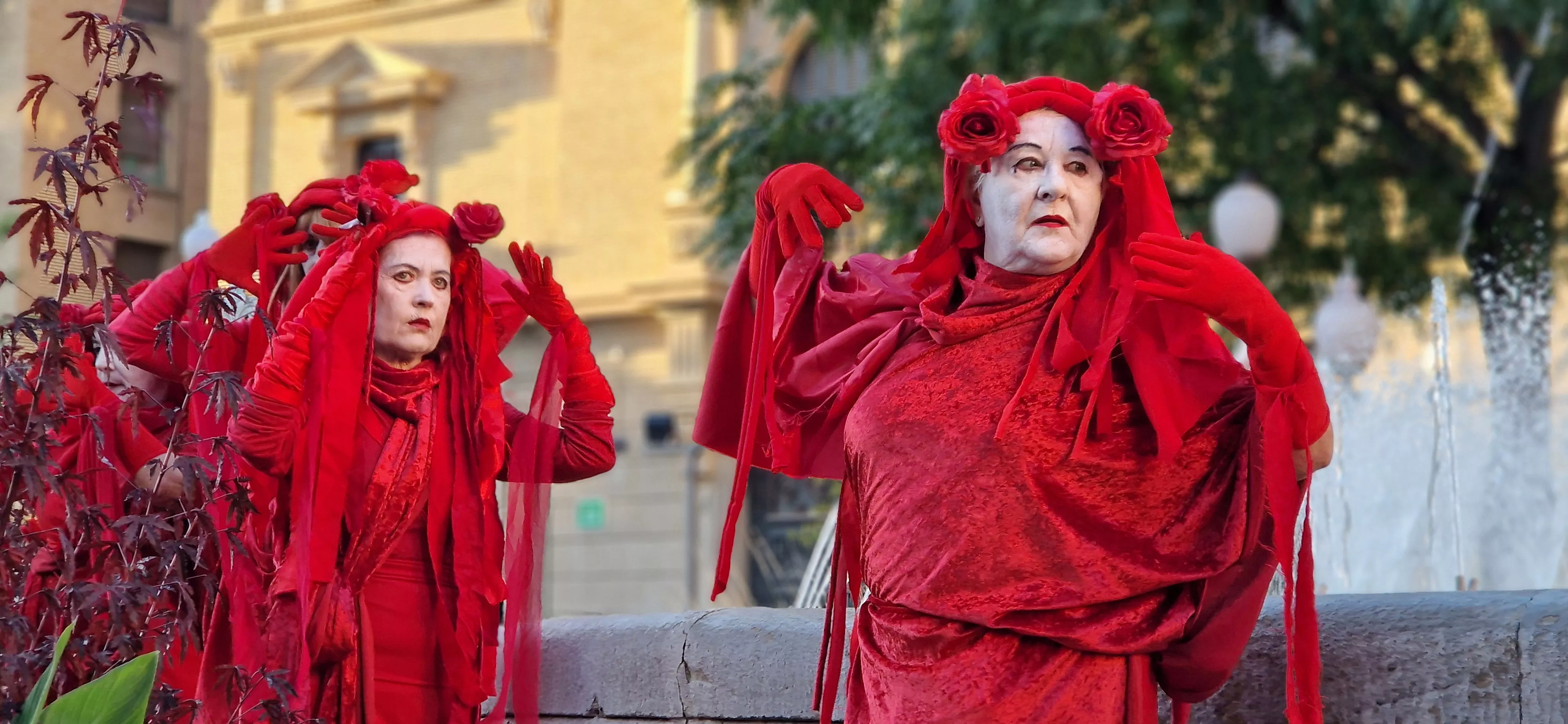 Manifestación en contra de la tala de árboles. Foto Myriam Martínez