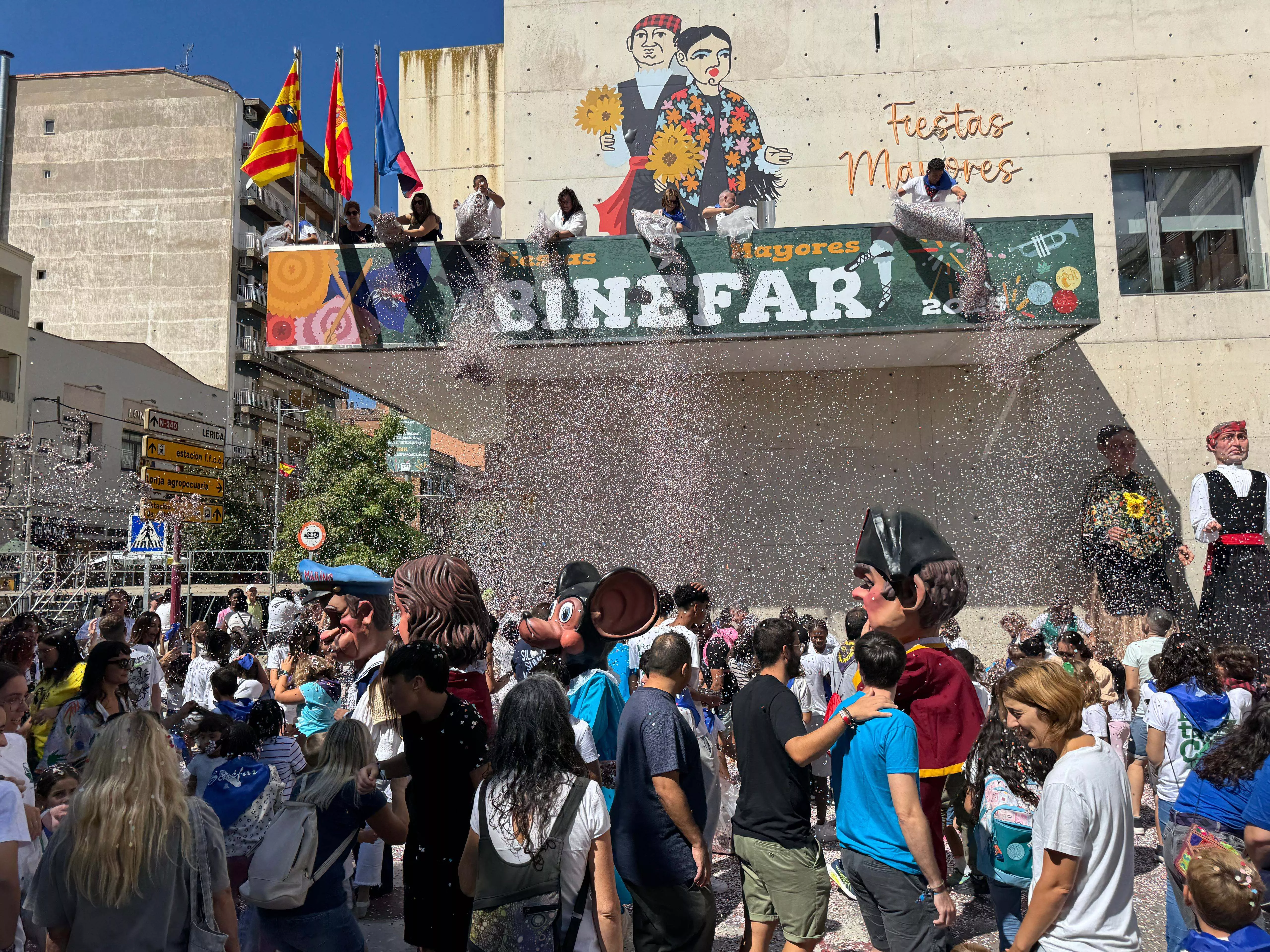 Primer día de las Fiestas de Binéfar