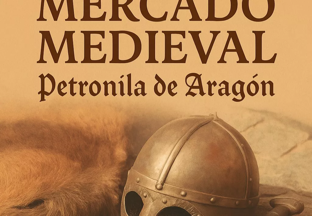 Cartel del mercado medieval de Doña Petronila de Aragón