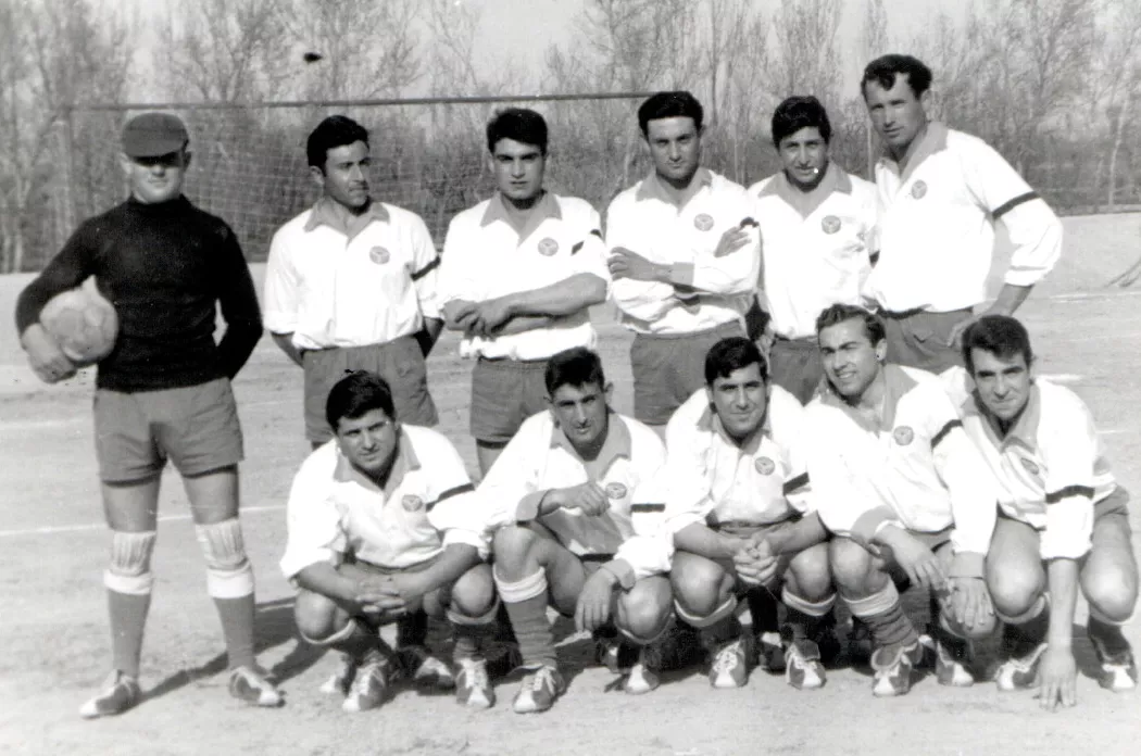 100 años de fútbol en Lalueza. Equipo 12 Marzo 67