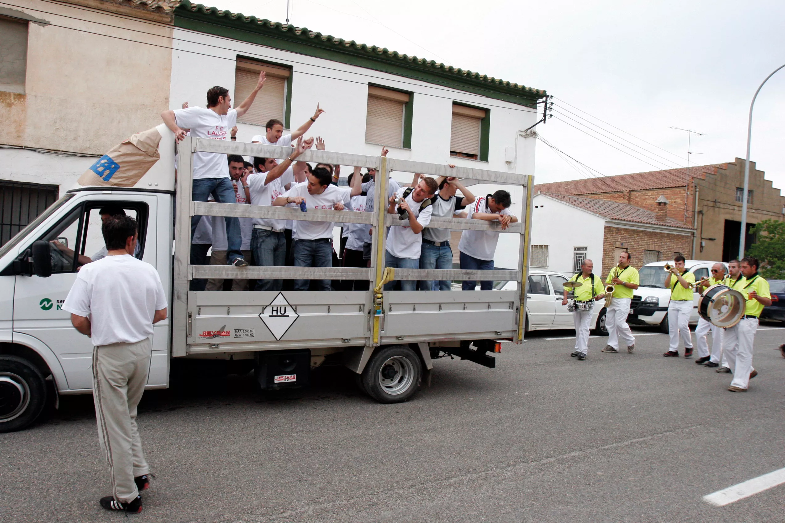 100 años de fútbol en Lalueza. Celebración del ascenso a Tercera
