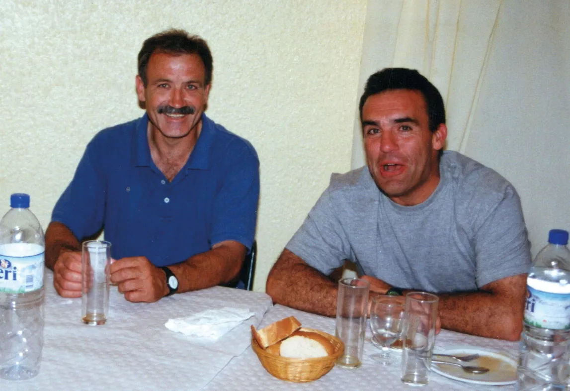 100 años de fútbol en Lalueza. Agustín Peralta y Julián Corvinos
