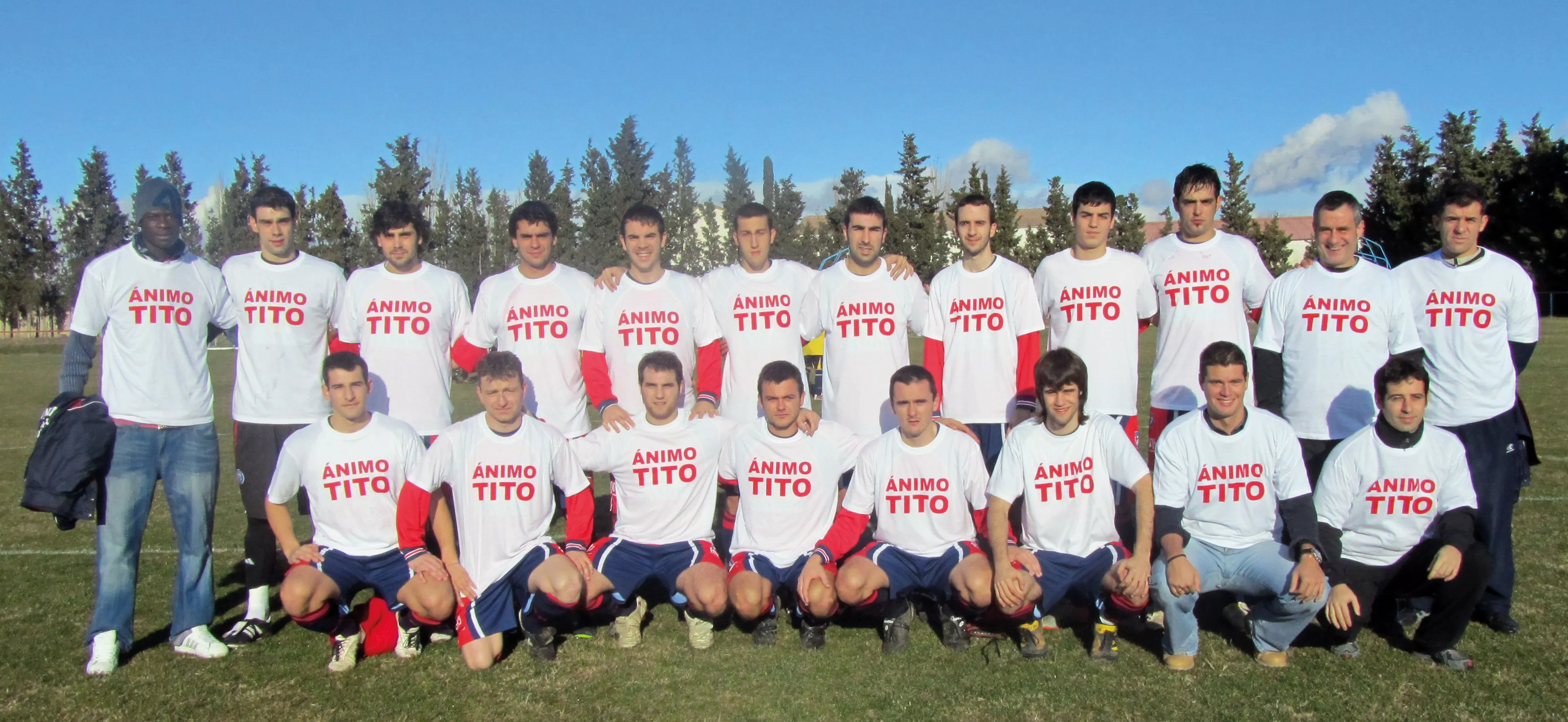 100 años de fútbol en Lalueza. Mensaje de ánimo a Tito Peralta