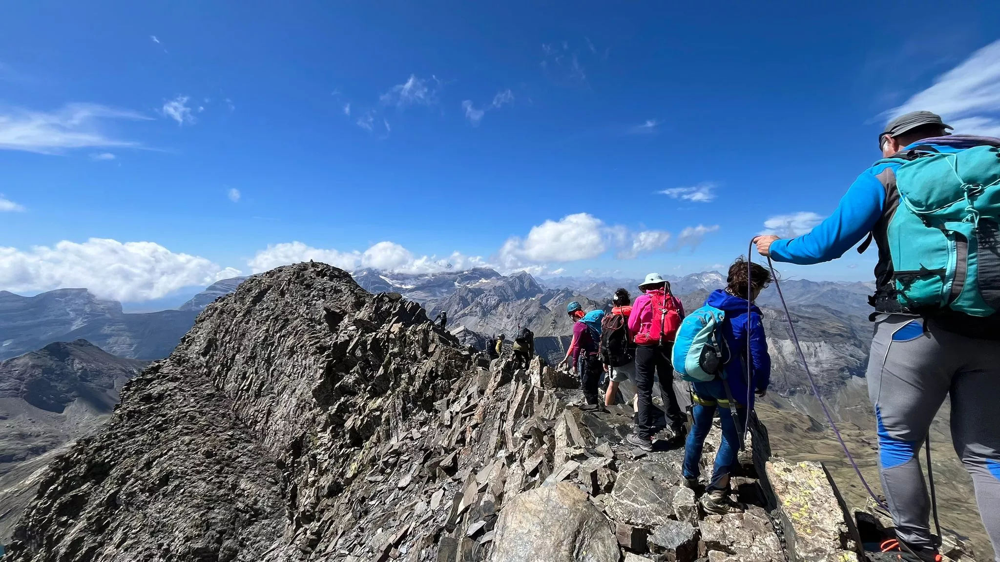 Ascenso al macizo de la Munia.
