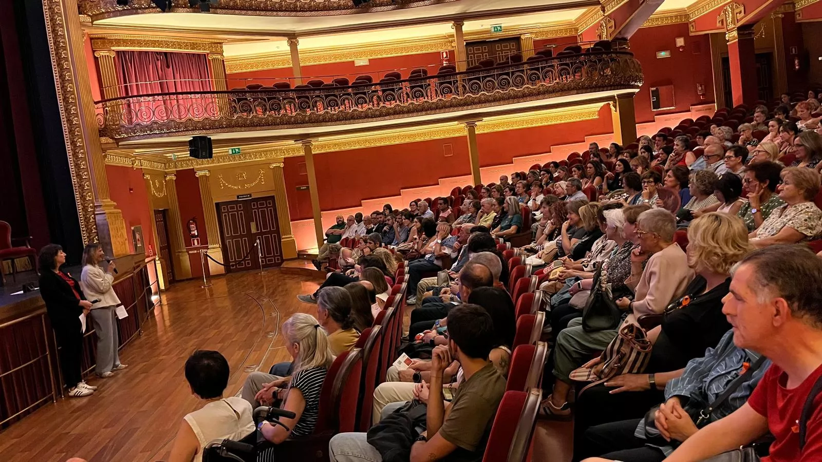 Cine Fórum de Cruz Blanca en el Teatro Olimpia. Foto Mercedes Manterola