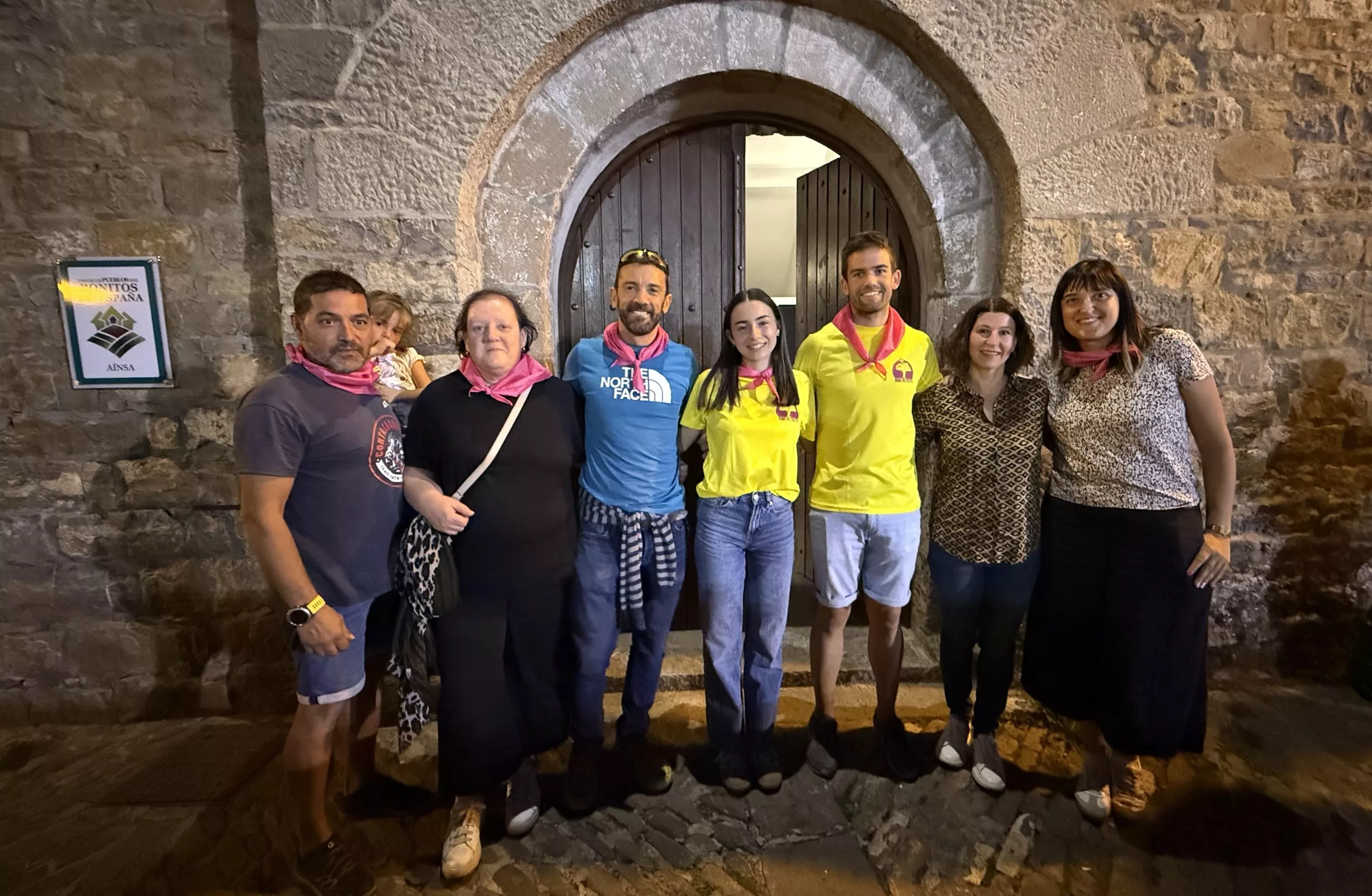 Imágenes del comienzo de las fiestas de Aínsa