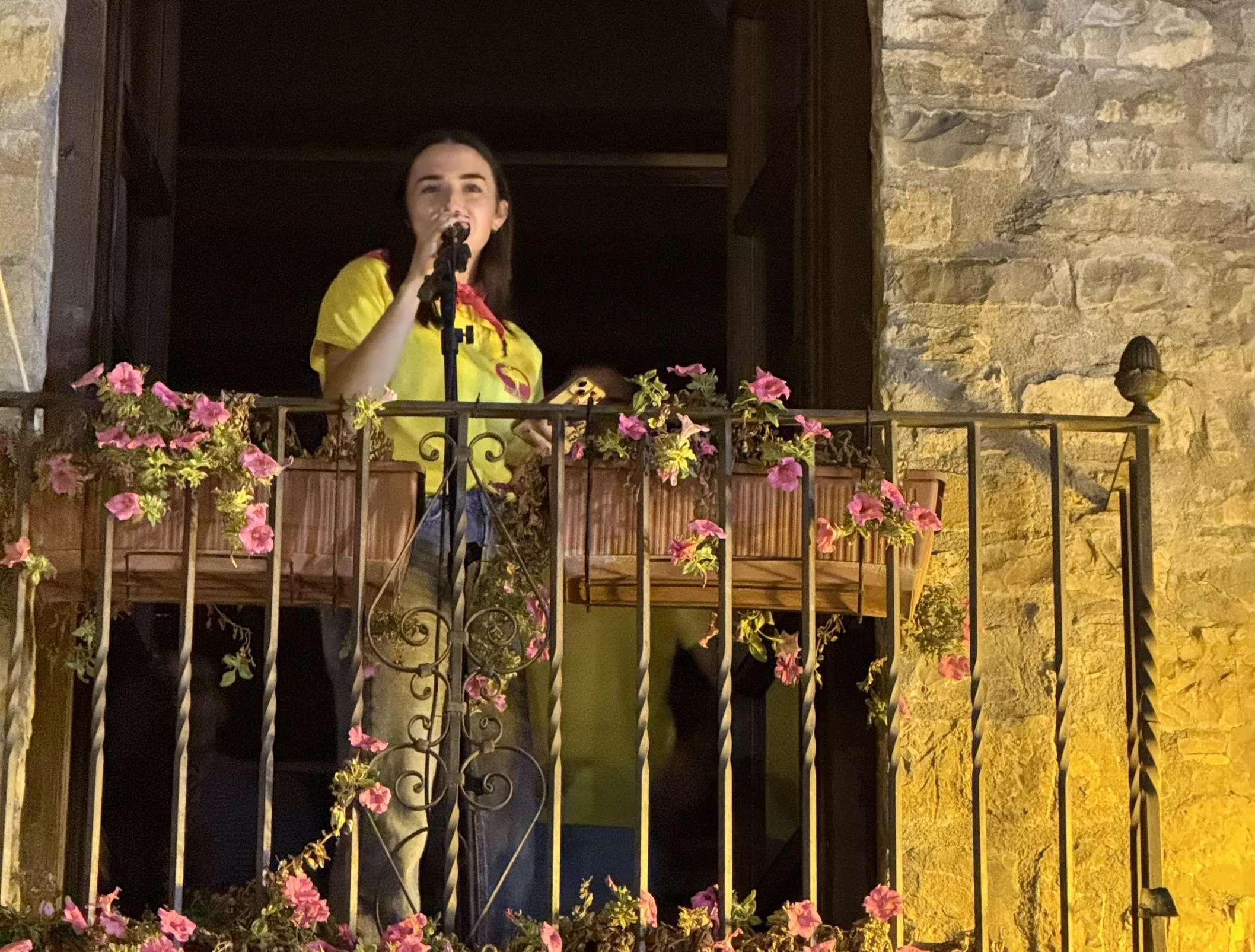 Imágenes del comienzo de las fiestas de Aínsa