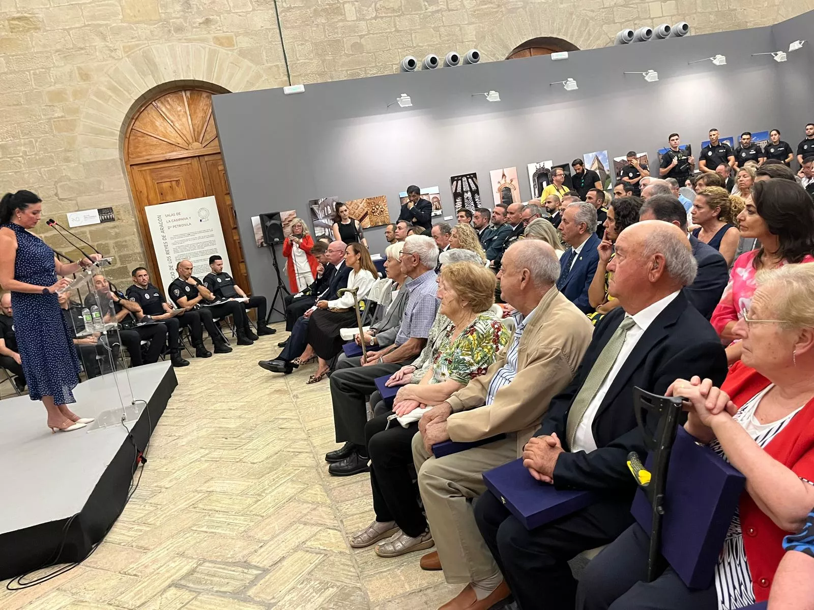 Festividad de la Exaltación de la Santa Cruz de la Policía Local de Huesca. Foto Mercedes Manterola