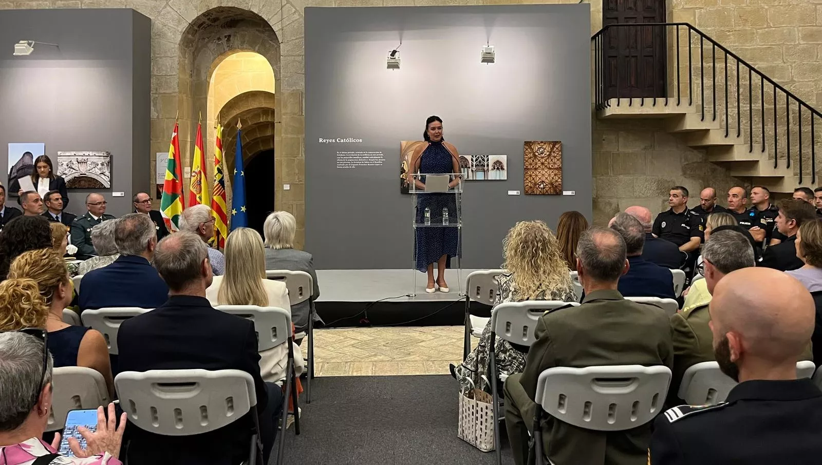 Festividad de la Exaltación de la Santa Cruz de la Policía Local de Huesca. Foto Mercedes Manterola