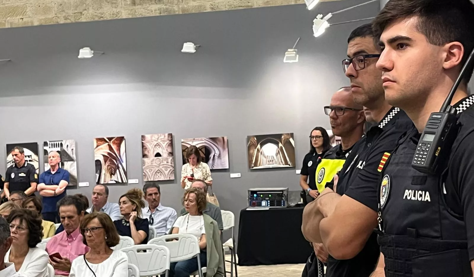 Festividad de la Exaltación de la Santa Cruz de la Policía Local de Huesca. Foto Mercedes Manterola